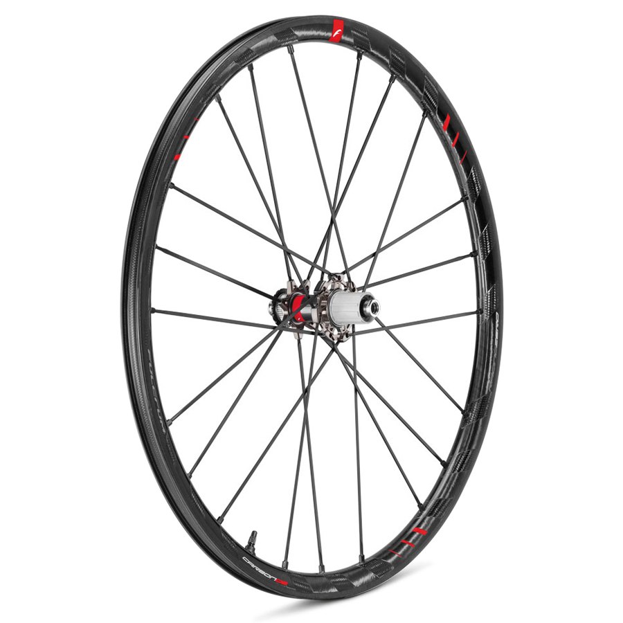 Fulcrum Racing Zero Carbon DB Wheelset | Clincher | Centerlock |  F12/15x100mm/QR | 12x135/142mm/QR - black