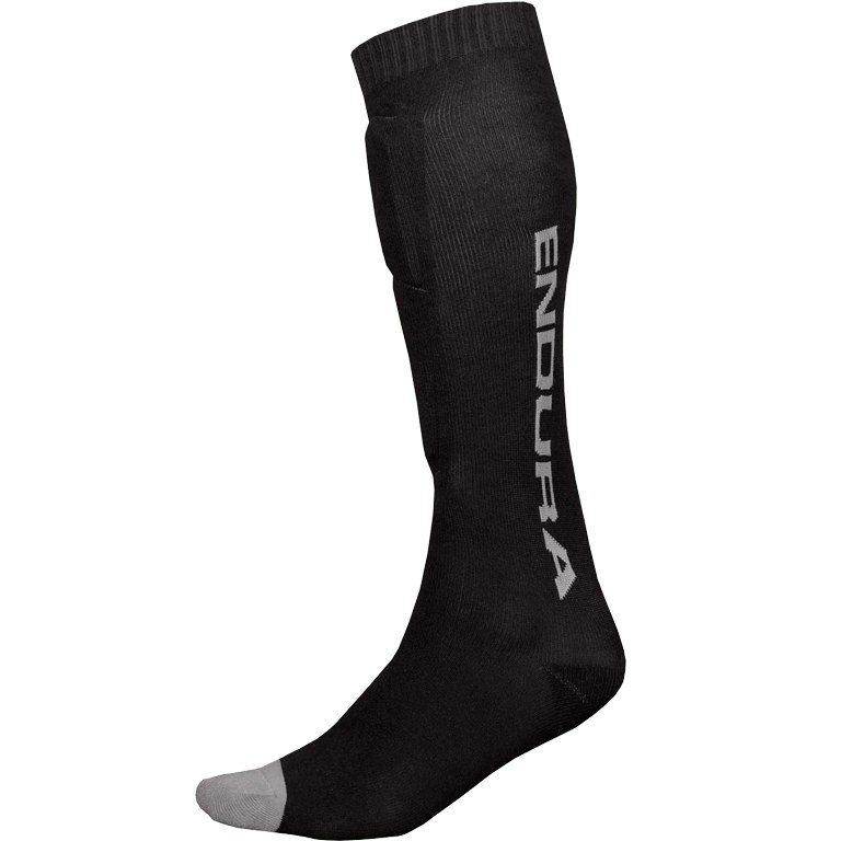 Produktbild von Endura SingleTrack Schienbeinprotektor Socken - schwarz