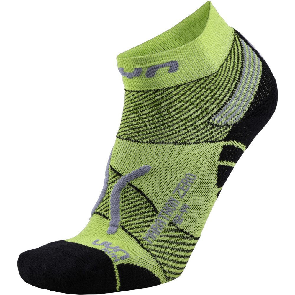 Picture of UYN Running Marathon Zero Socks - Green Lime/Black