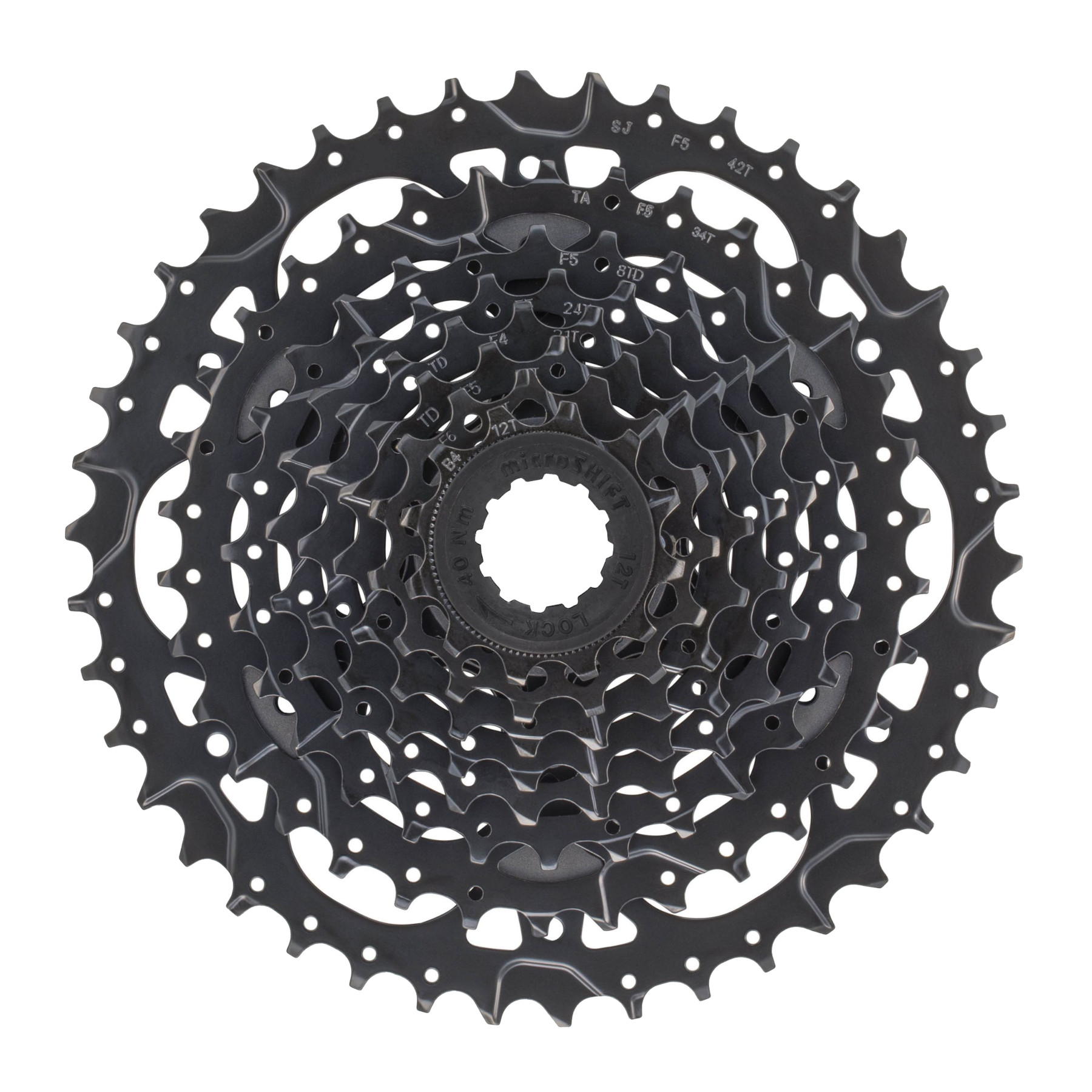 Picture of microSHIFT Acolyte CS-H083 Cassette - 8-speed - 12-42 Teeth