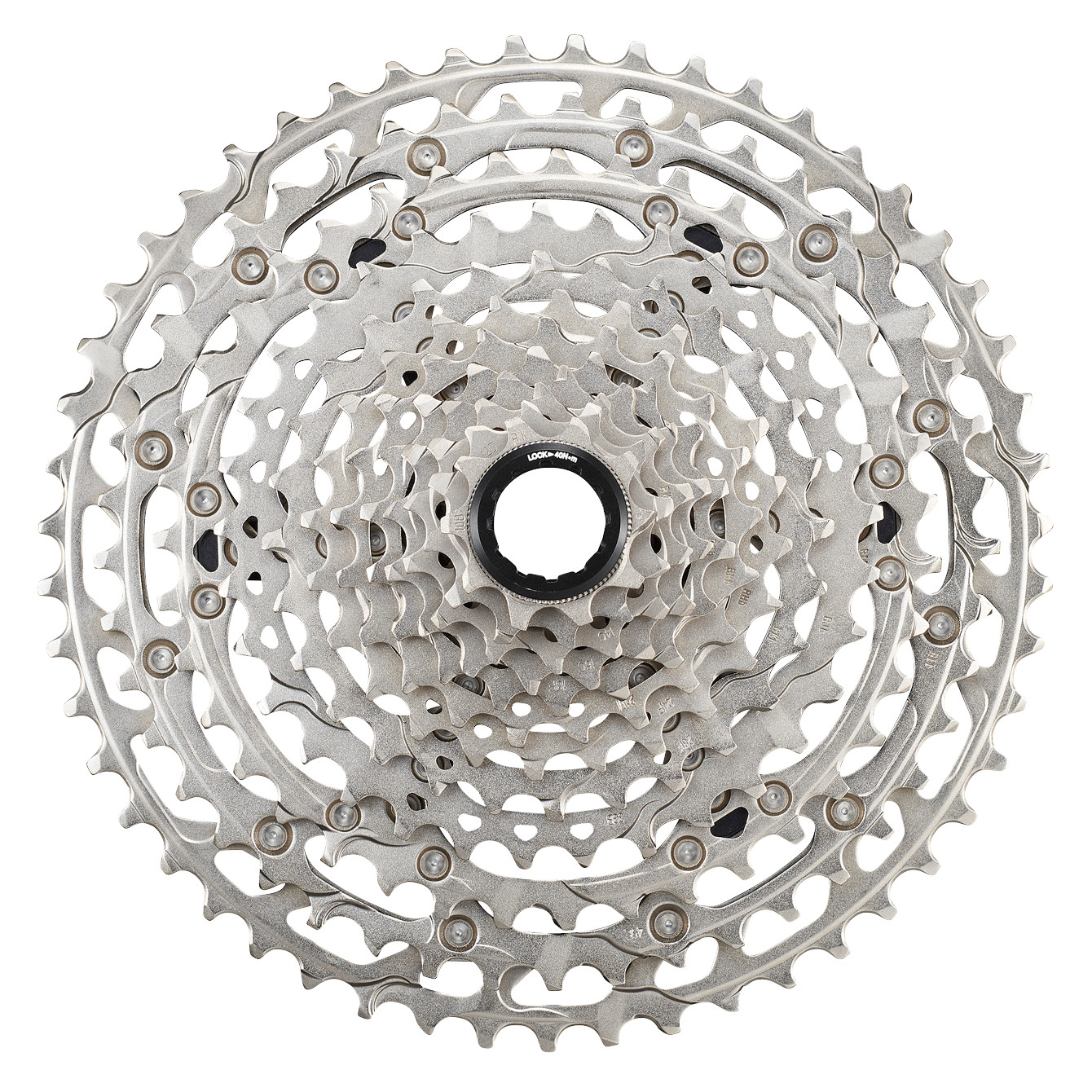 Shimano Deore CS-M6100 MTB Cassette – 12-Speed, 10-51t, MicroSpline, Silver, 590g, New