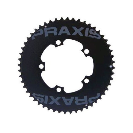 Produktbild von Praxis Works TT-Aero Time Trial Kettenblattset 5x110mm - 52/36Z - schwarz