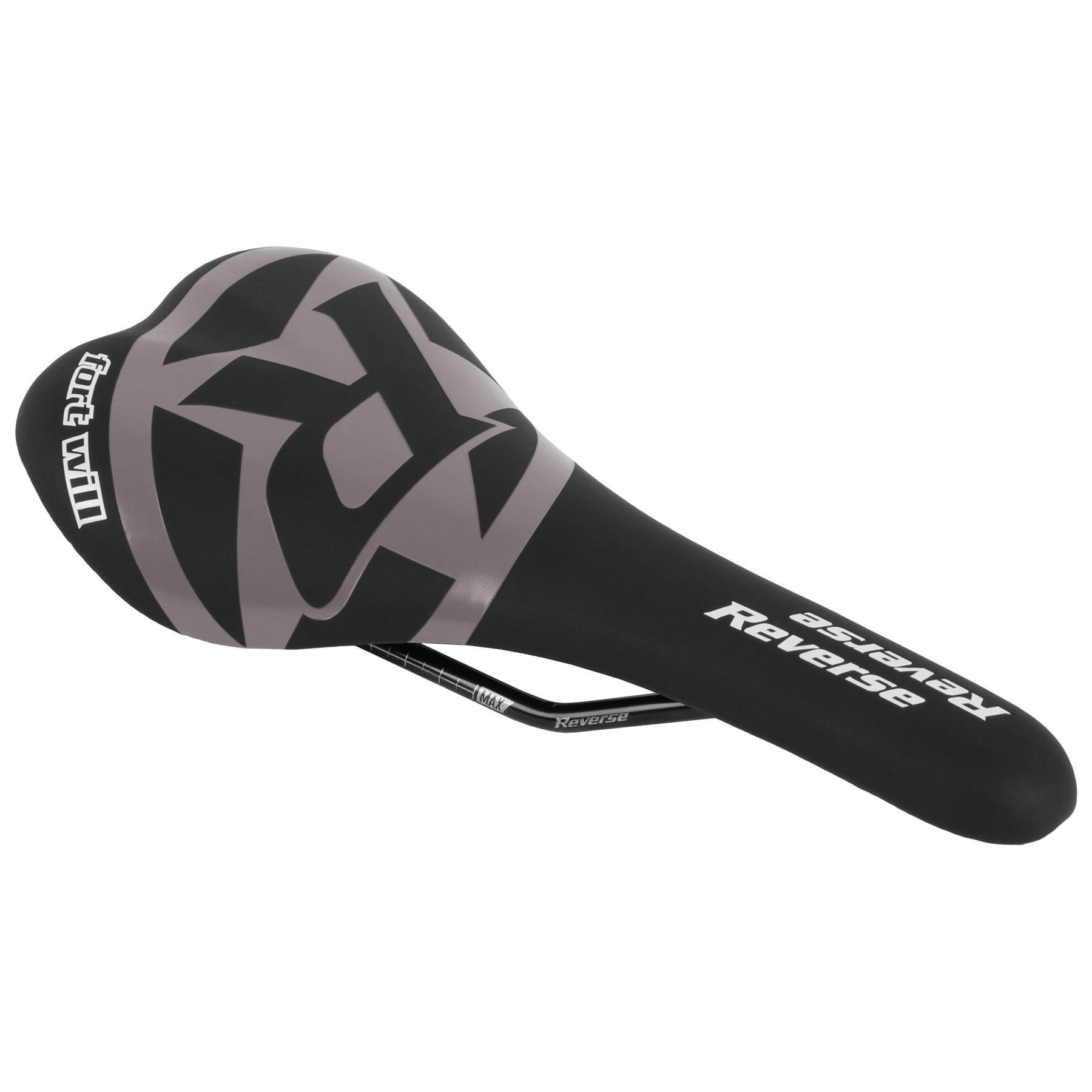 Productfoto van Reverse Components Fort Will Saddle CrMo Style - black / grey