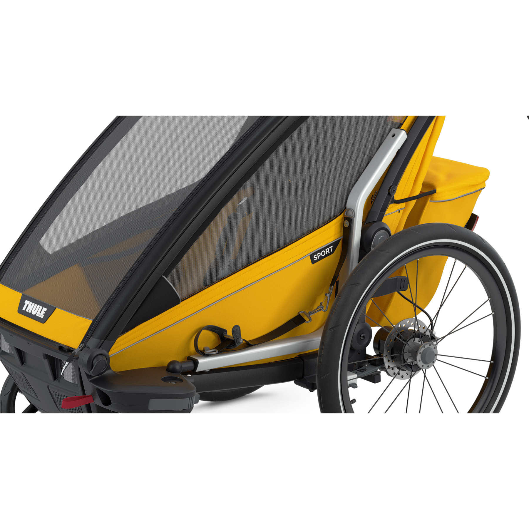 Chariot, Remorque-Vélo & Jogger Sport 2 Black/Spectra Yellow Thule