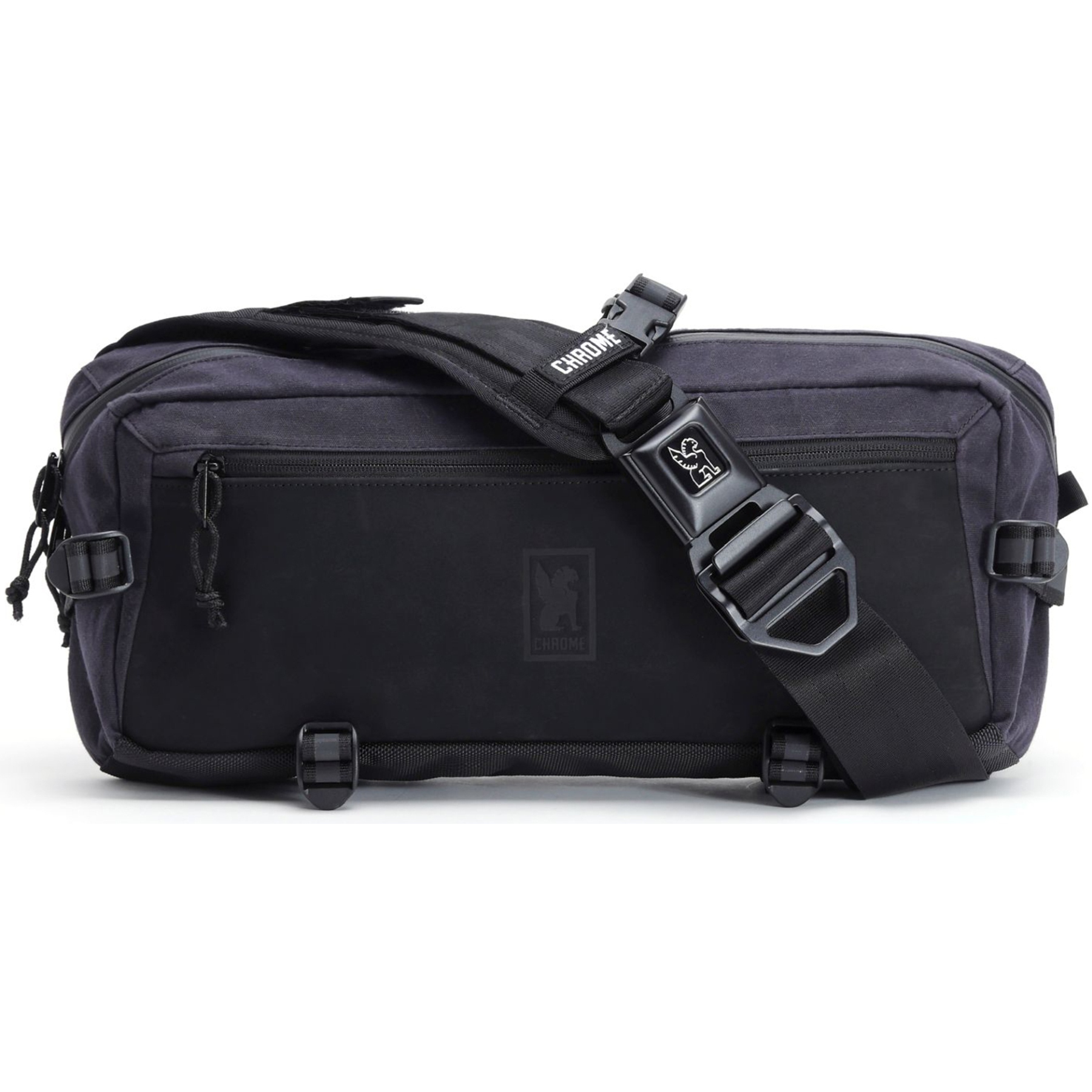 CHROME Kadet Sling Bag - 9L - Black Canvas Leather | BIKE24