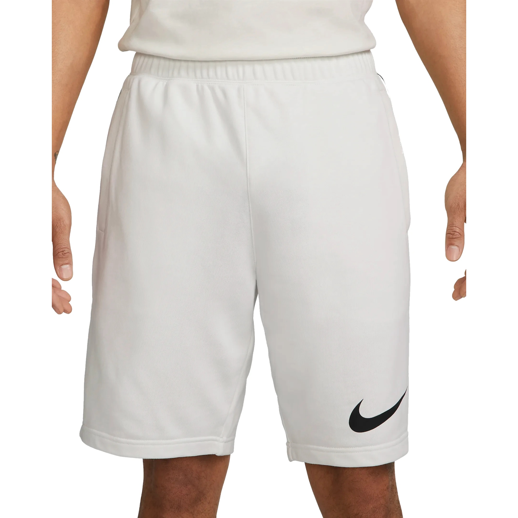 Productfoto van Nike Sportswear Repeat-French-Terry Korte Broek voor Heren - summit white/black FJ5317-121