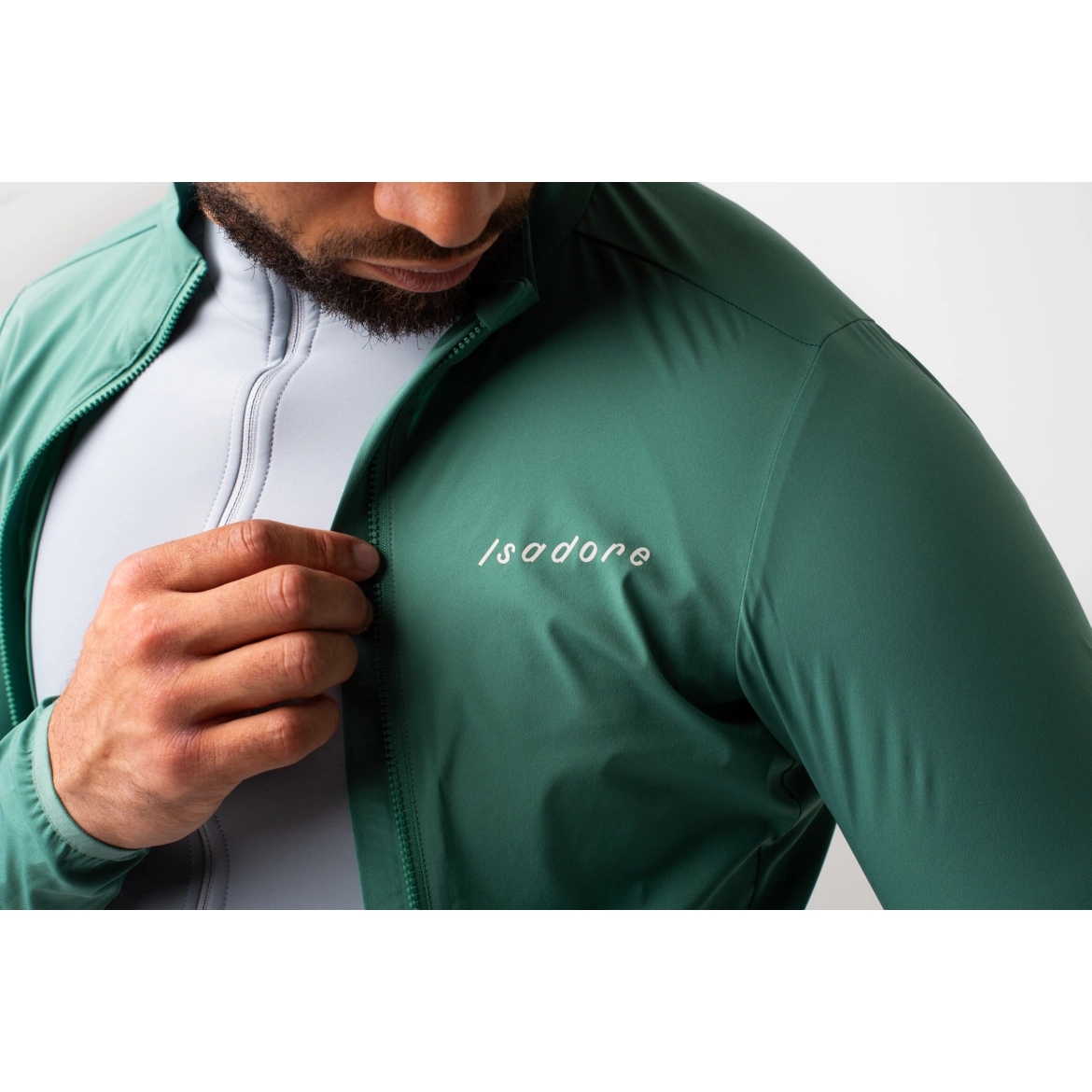 Isadore Debut Wind Jacket Men - Frosty Spruce | BIKE24