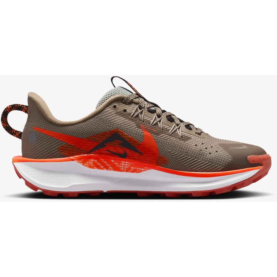 Nike Pegasus 5 Trailrunningschuhe Kinder khaki velvet brown hyper crimson FV5638 200