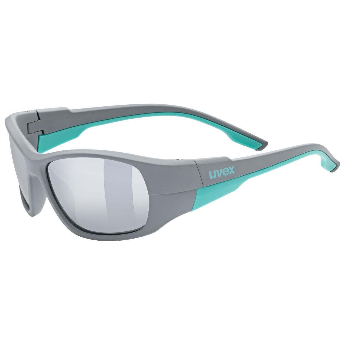 Produktbild von Uvex sportstyle 514 Kinderbrille - grey matt/mirror silver