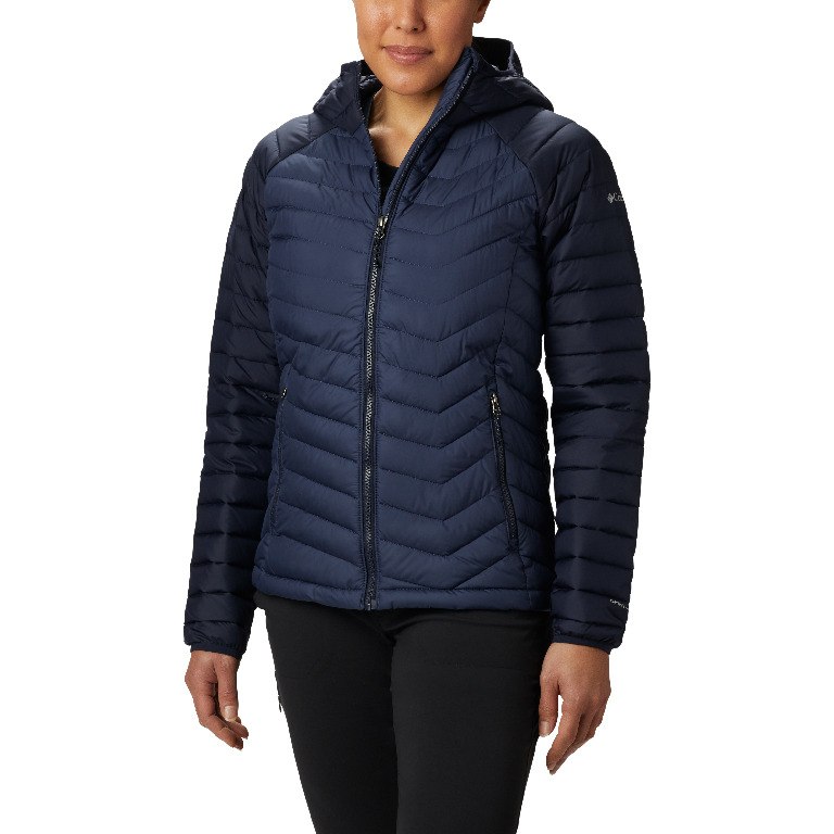Picture of Columbia Powder Lite Hooded Jacket Women - Nocturnal/Dark Nocturnal