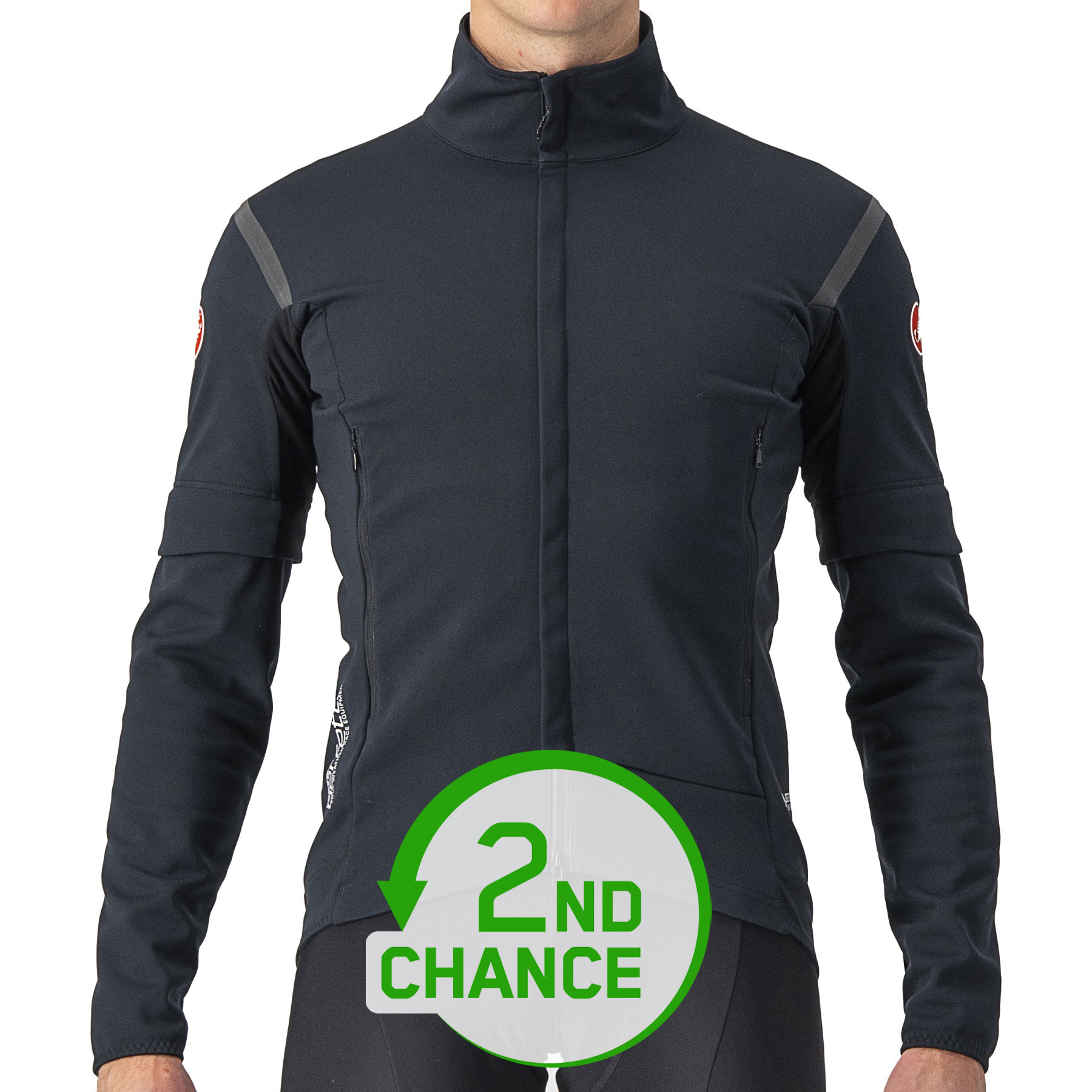 Castelli Perfetto RoS 2 Convertible Jacket Men - light black