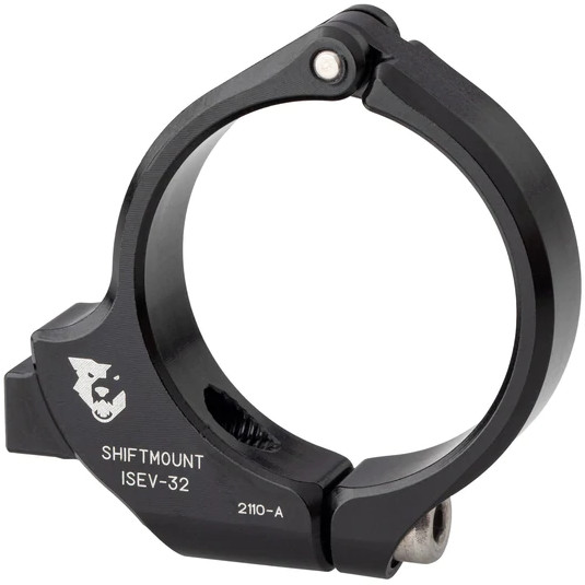 Picture of Wolf Tooth ShiftMount Clamp for Mounting Shimano I-Spec EV Shifter to Dropper Handlebar - 31.8 mm - black