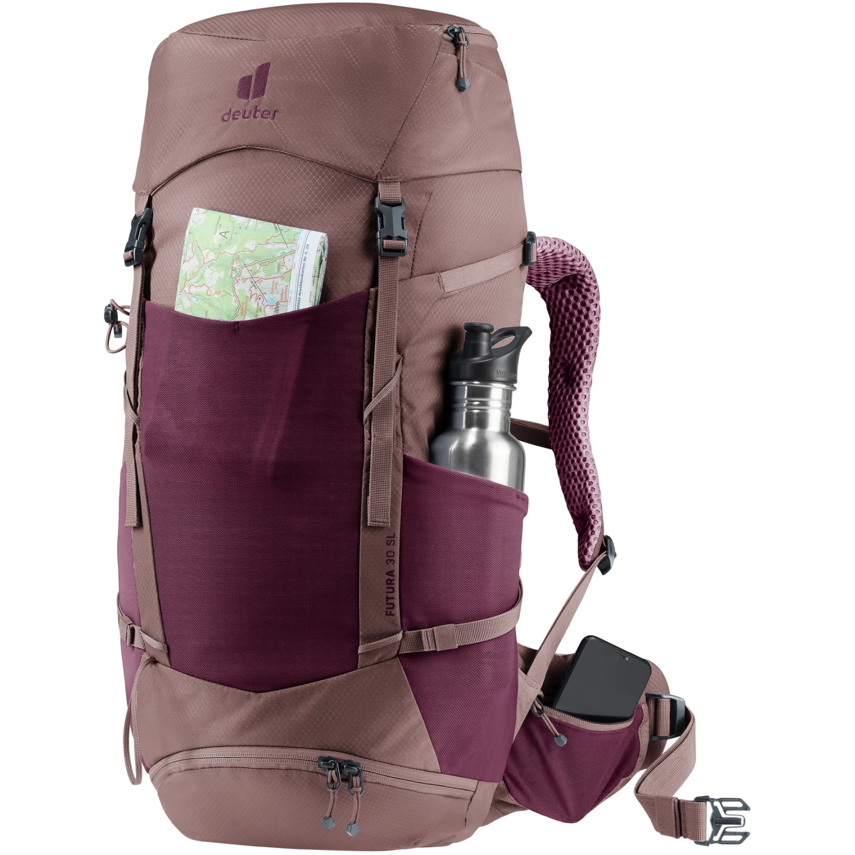 Deuter Futura 30 SL Women's Hiking Backpack - cassis-ashrose | BIKE24