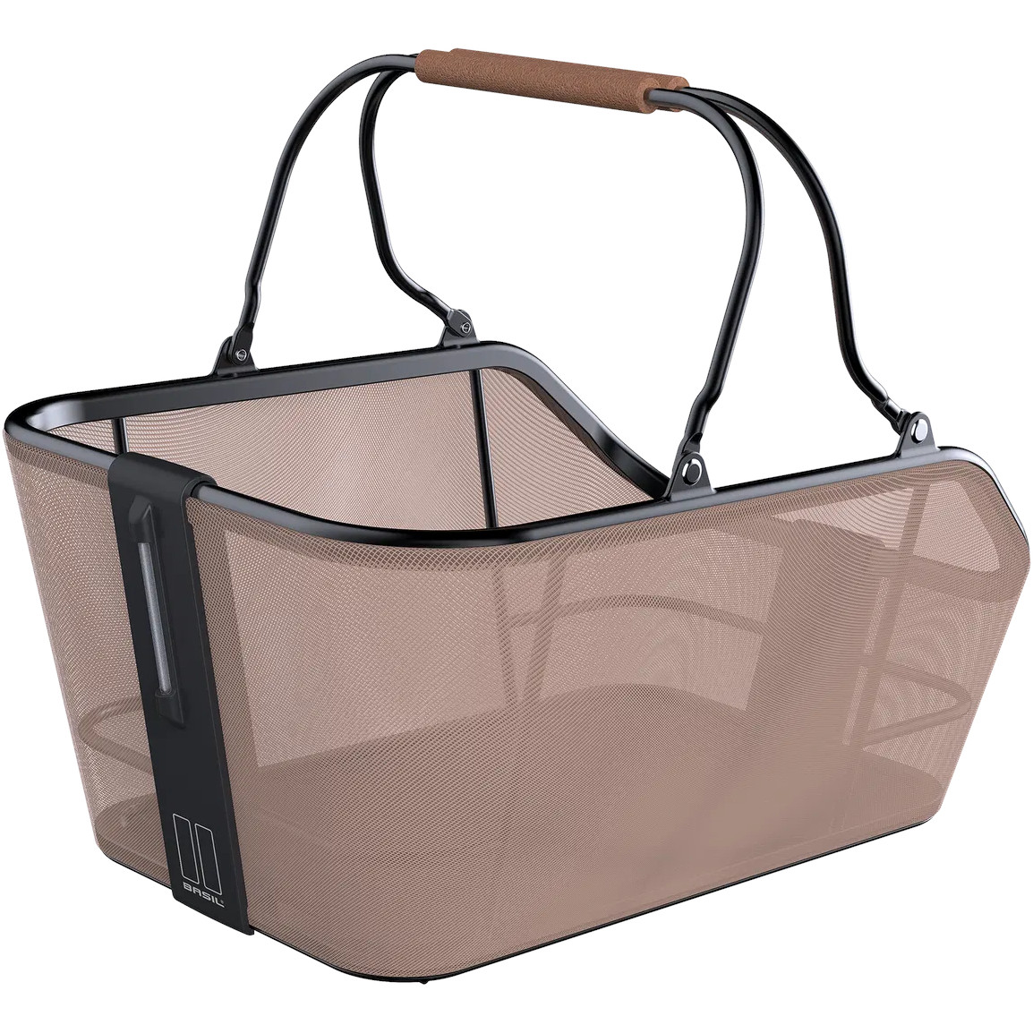 アクセサリー BASIL CENTO TECH FIBER MIK Basil Cento Tech Fiber Nordlicht MIK Bicycle Basket - 22L