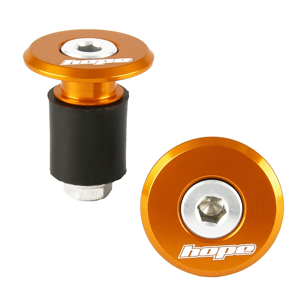 Produktbild von Hope Grip Doctor Lenkerstopfen | 1 Paar - orange