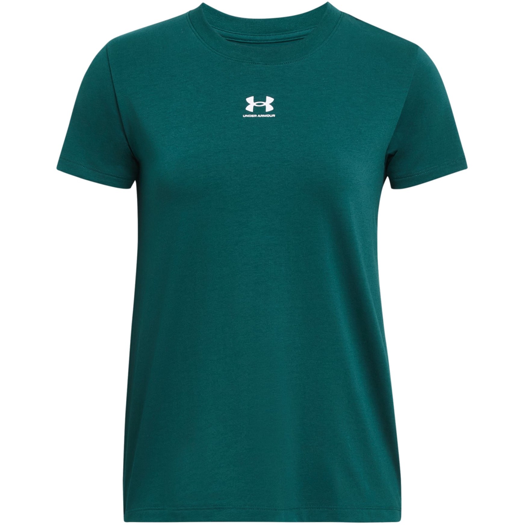 Picture of Under Armour UA Off Campus Core Short Sleeve Shirt Women - Hydro Teal/White