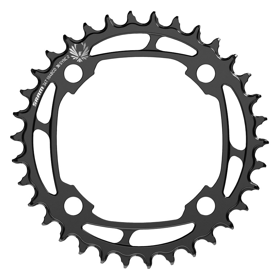 Picture of SRAM Eagle Chainring - Steel | 104mm | X-SYNC 2 | 12-speed | B1 - Black