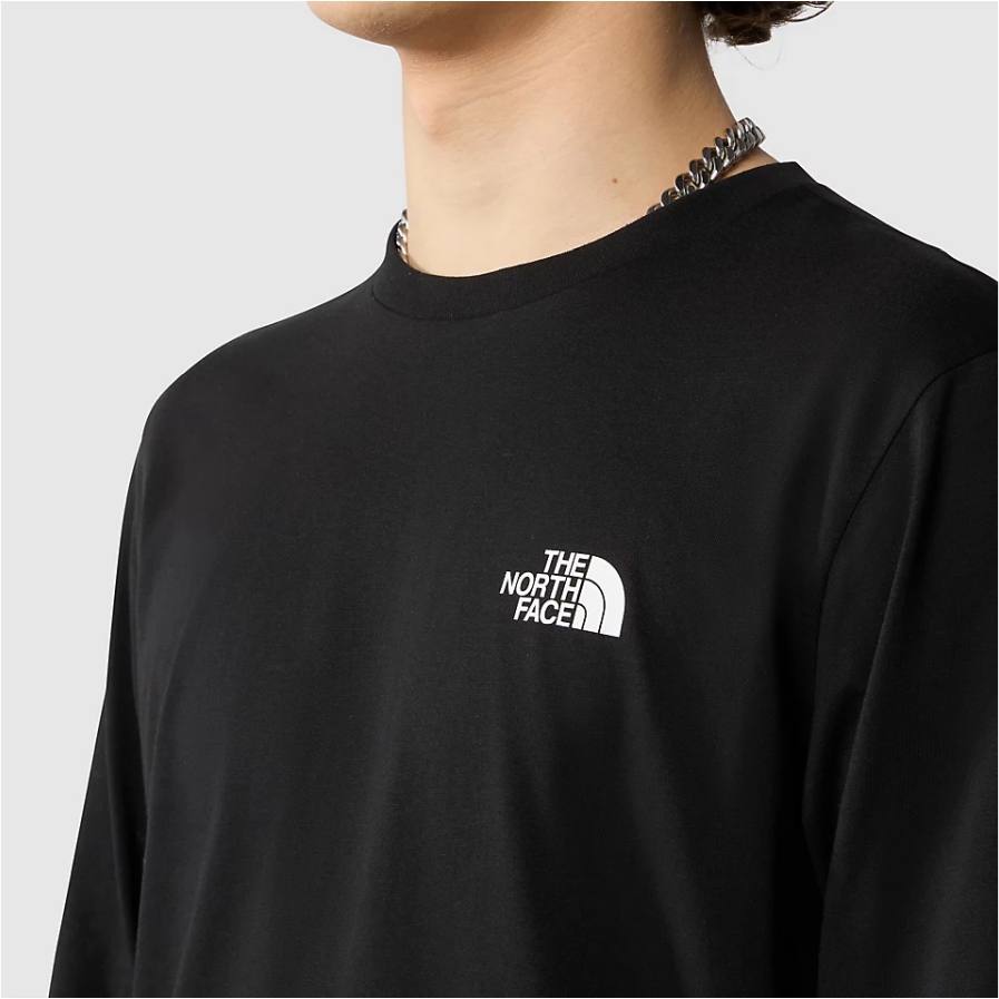 【THE NOTRH FACE】 DOME LOGO L/S R/TEE Men's Long-Sleeve Simple Dome T-Shirt | The North Face FI