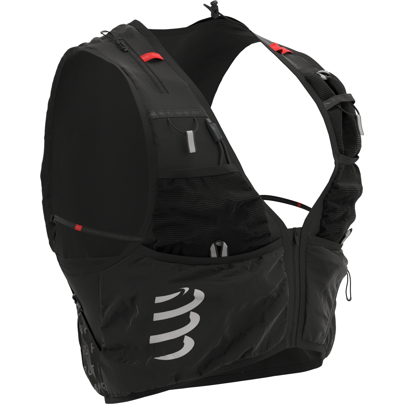 Image of Compressport UltRun S Pack Evo 15L Hydration Backpack - black