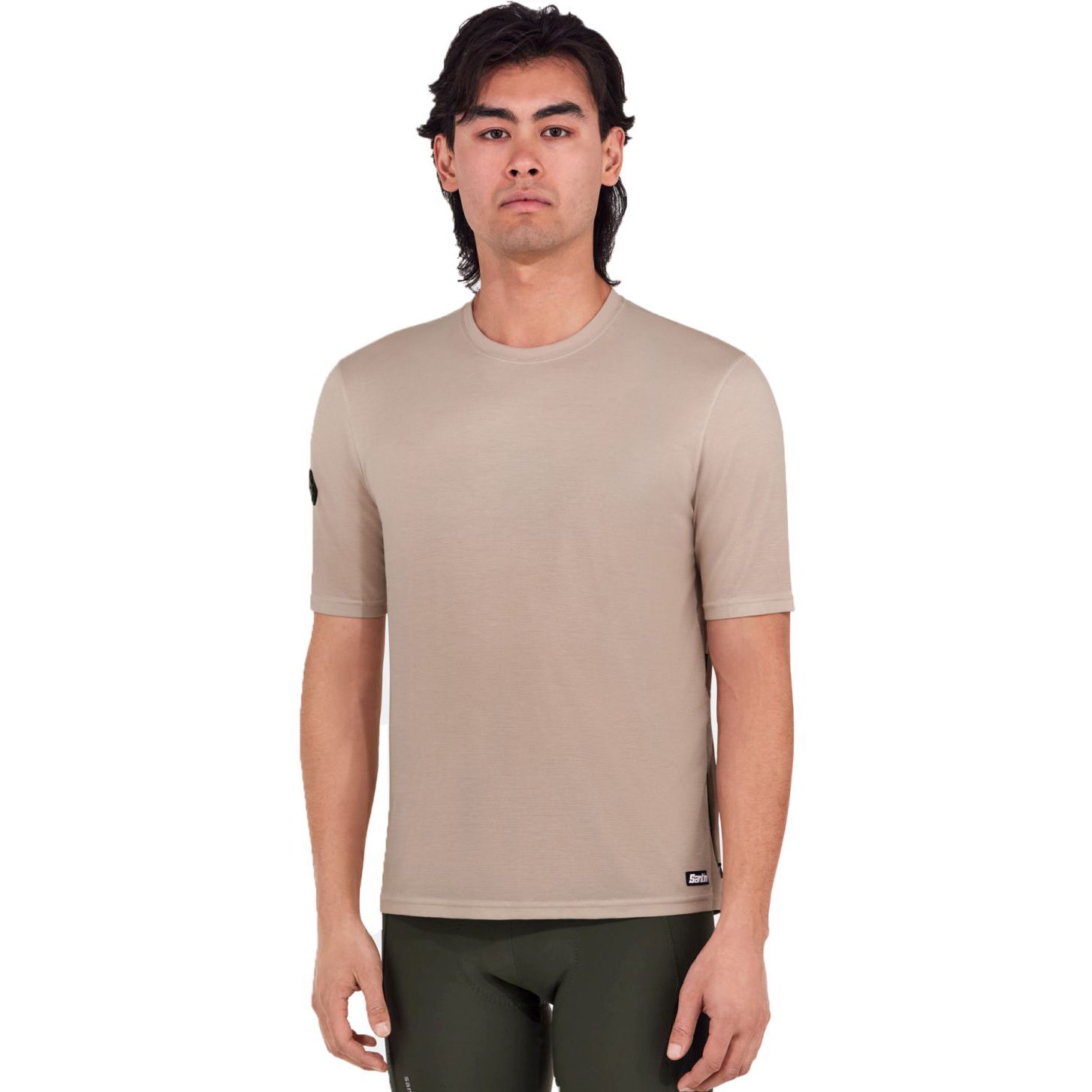 Produktbild von Santini Delta Line Tech T-Shirt Herren 5S499GLLDELTALINE - beige BG