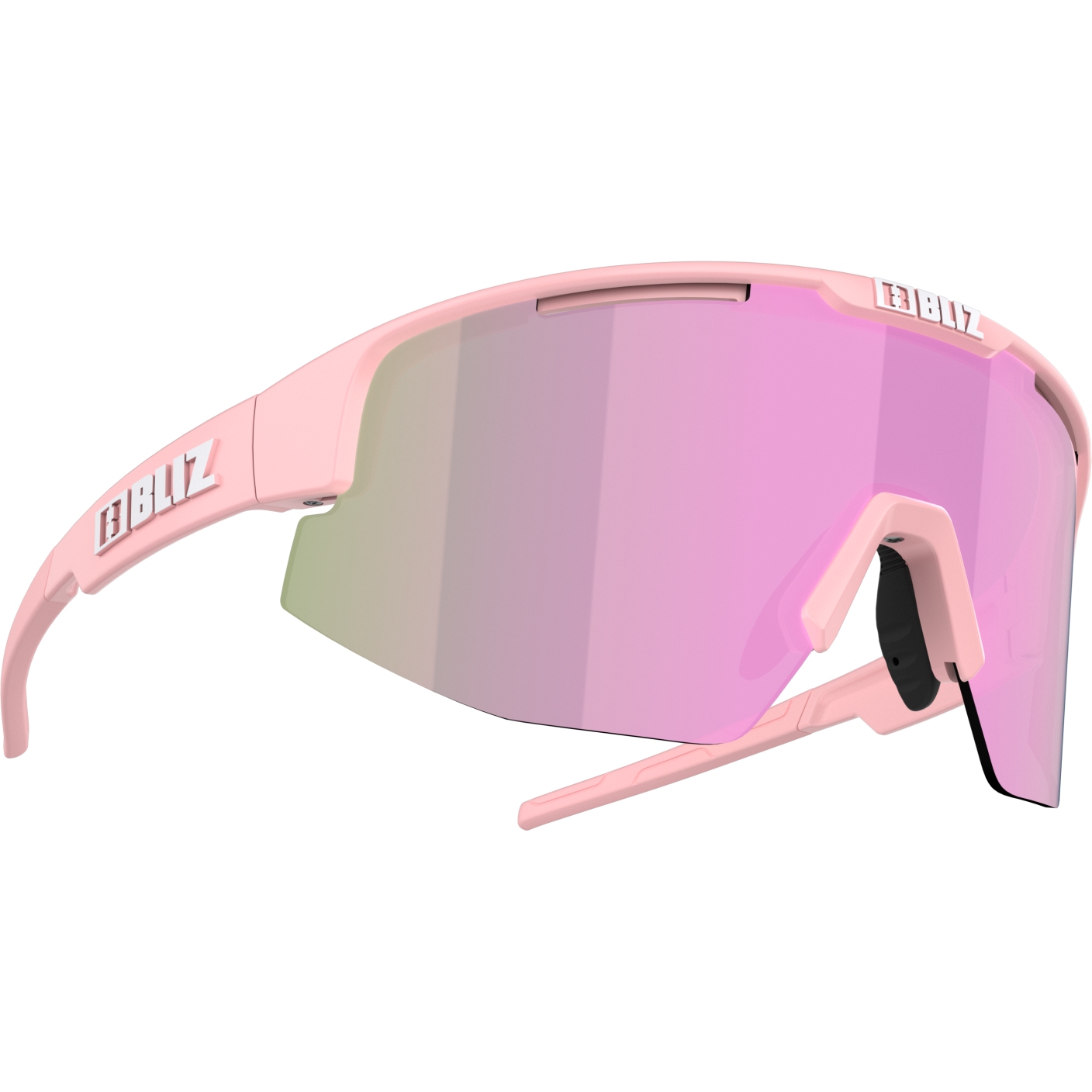 Produktbild von Bliz Matrix Small Brille - Matt Powder Pink / Brown with Rose Multi