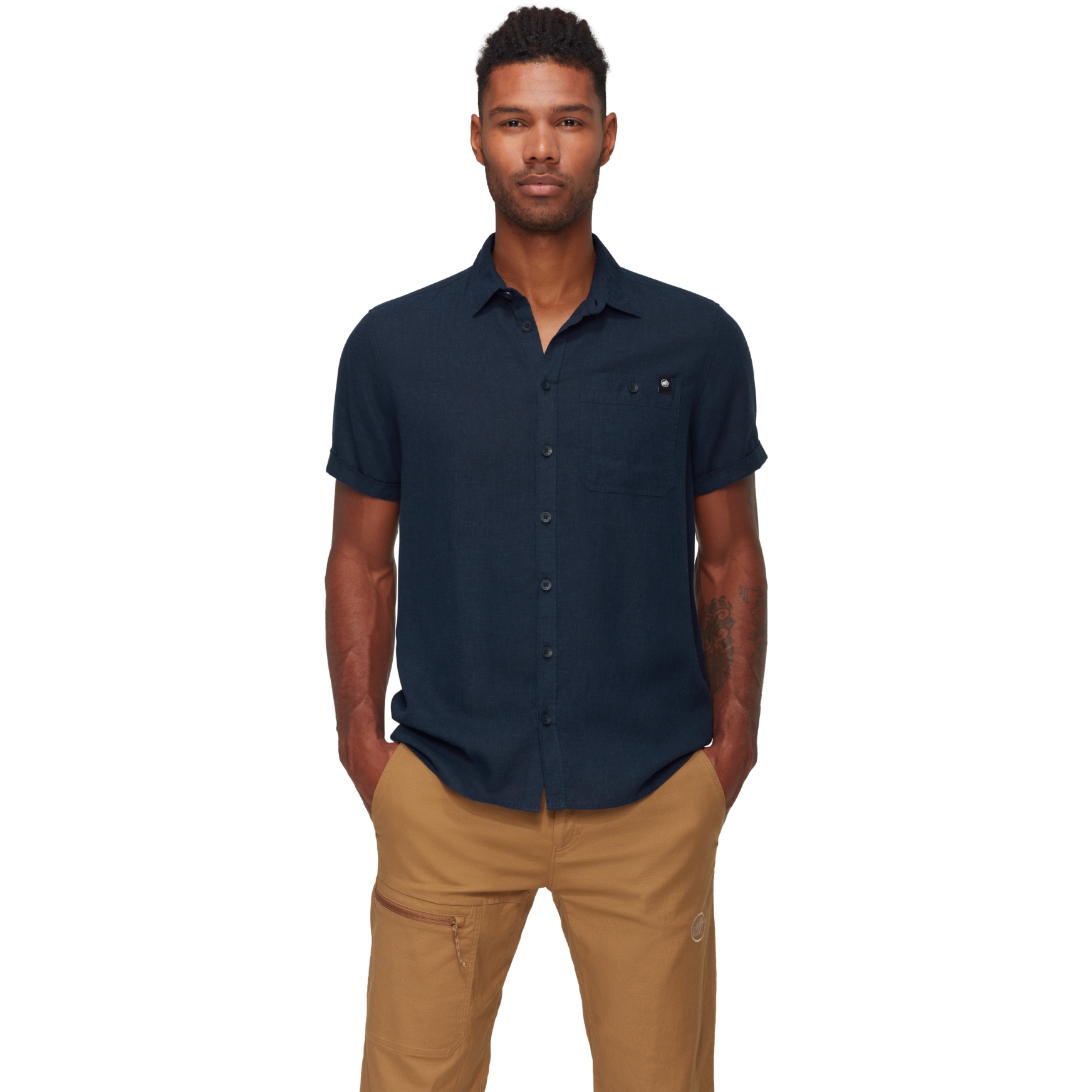Bild von Mammut Alvra Summer Kurzarm-Hemd Herren - marine