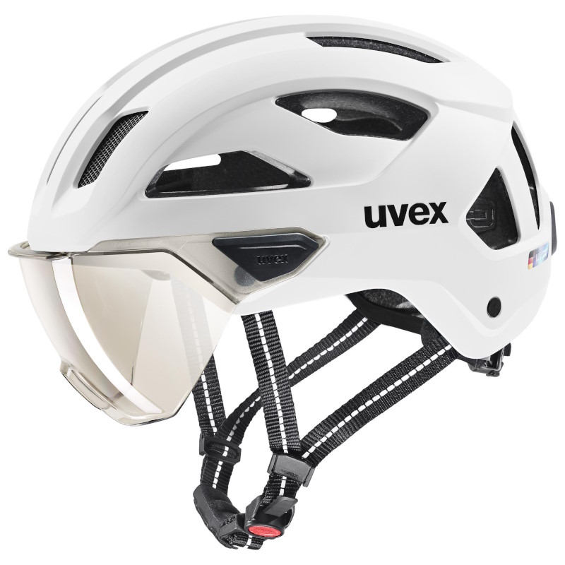 Photo produit de Uvex Casque - stride visor - blanc mat