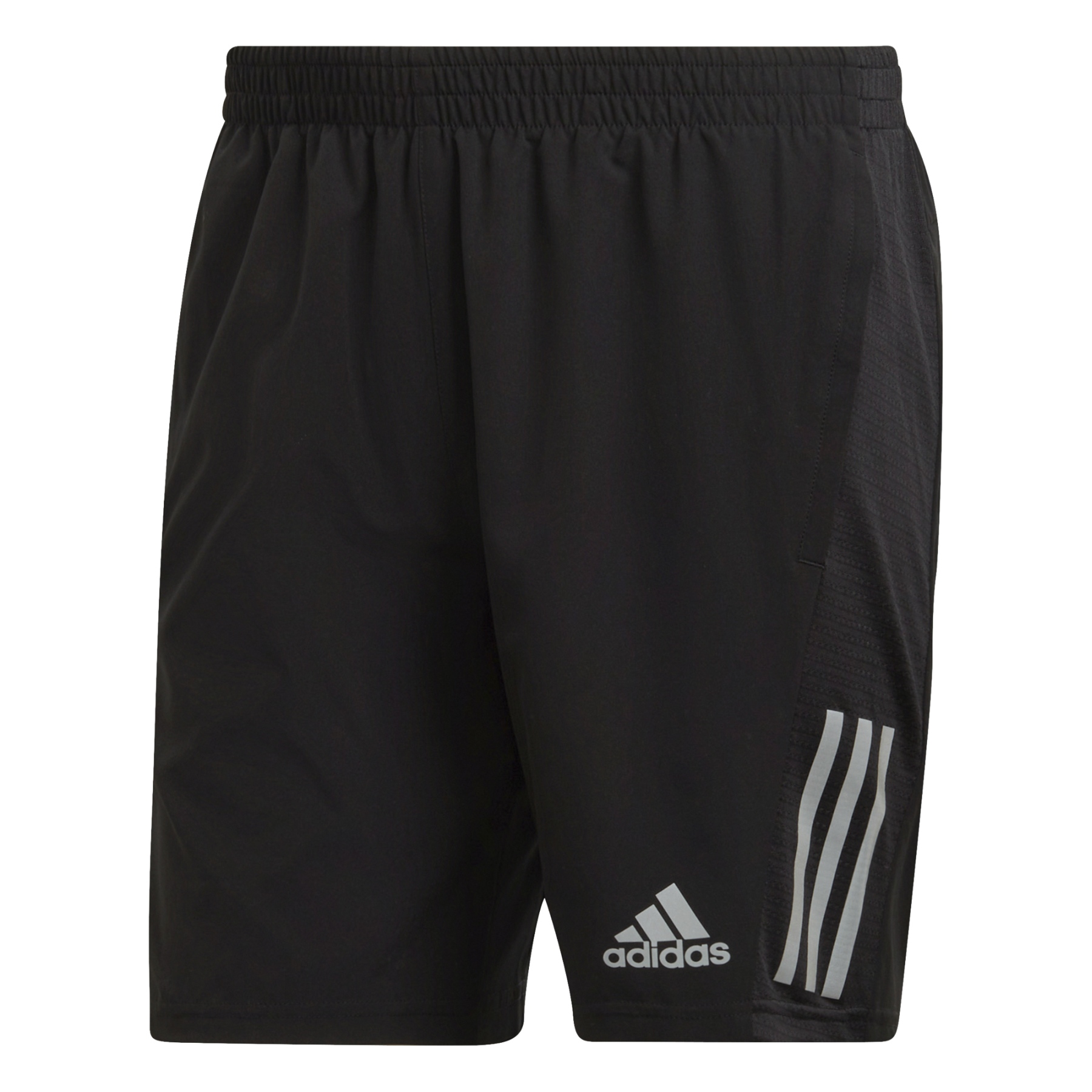 Image of adidas Own The Run 7" Shorts Men - black/reflective silver H58593