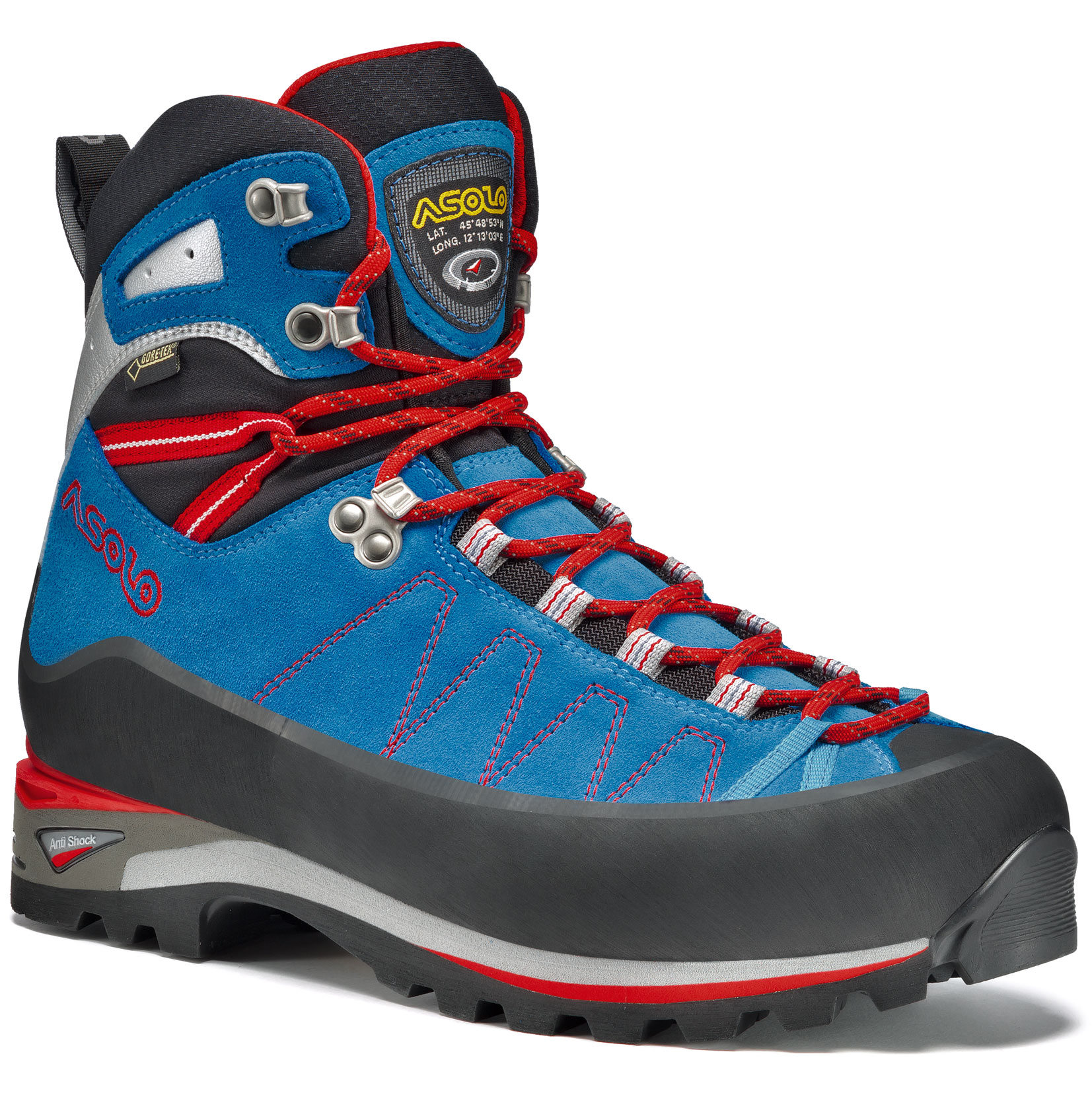 Picture of Asolo Elbrus GV Shoe - blue aster/silver