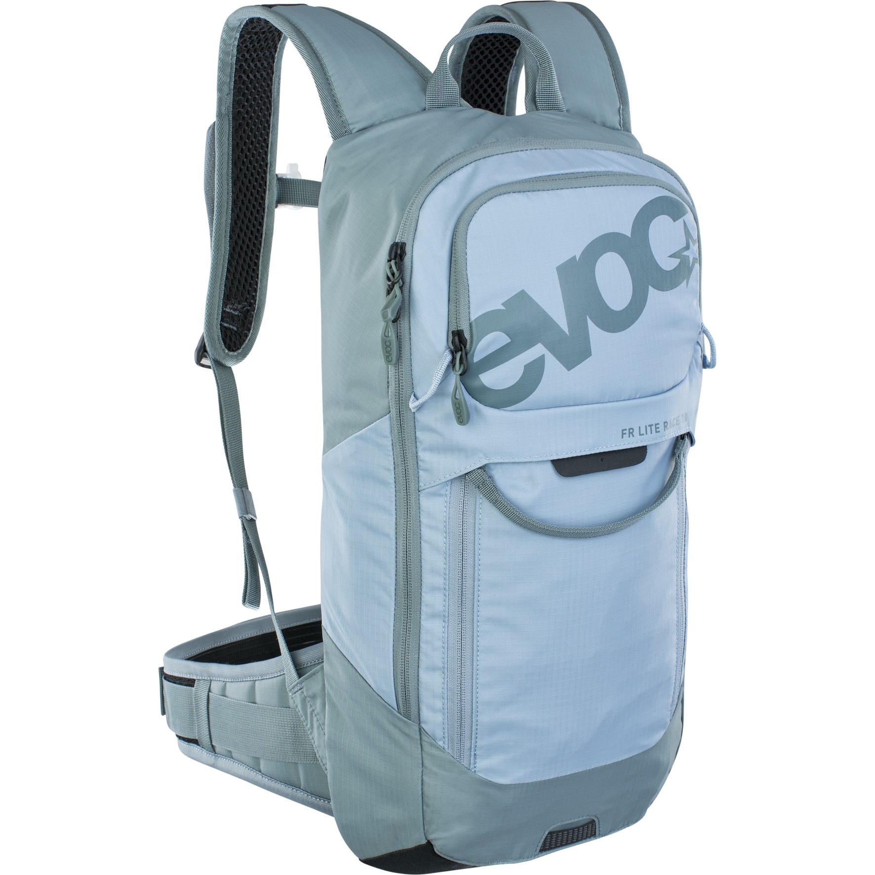 Picture of EVOC Fr Lite Race Protector Backpack - 10 L - Steel/Copen Blue