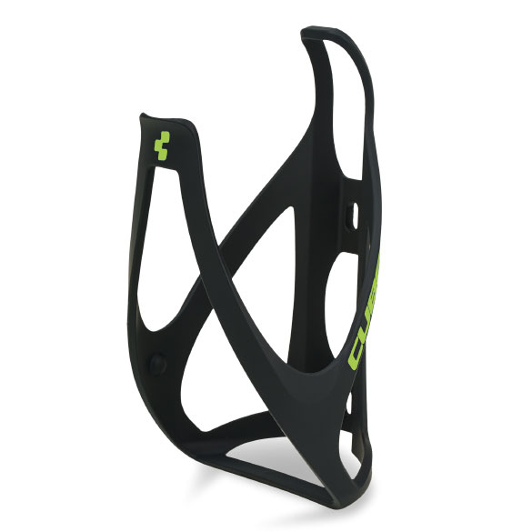 Picture of CUBE Bottle Cage HPP - matt black´n´classic green