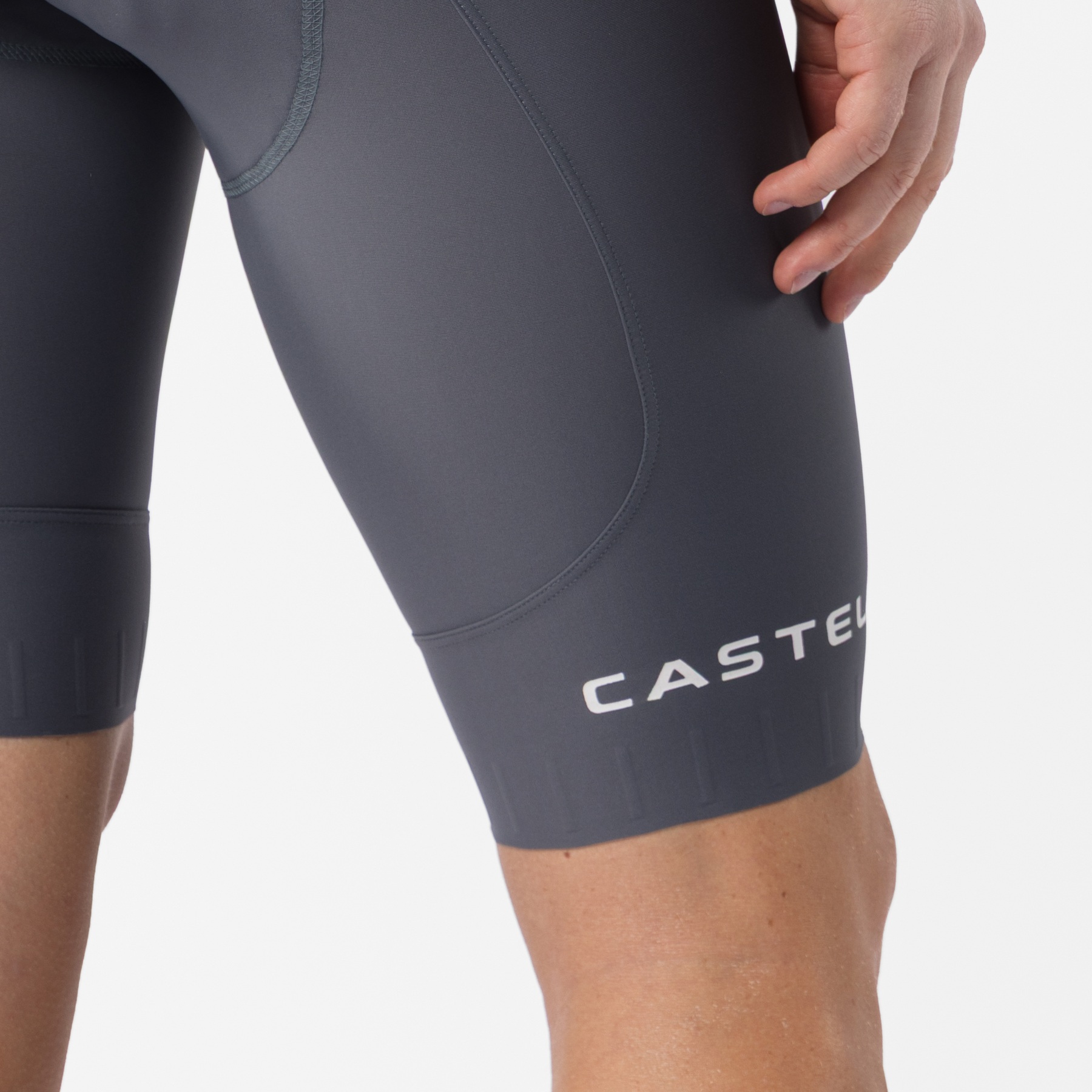 Castelli Espresso 2 Bibshorts Men - smoky grey 021 | BIKE24