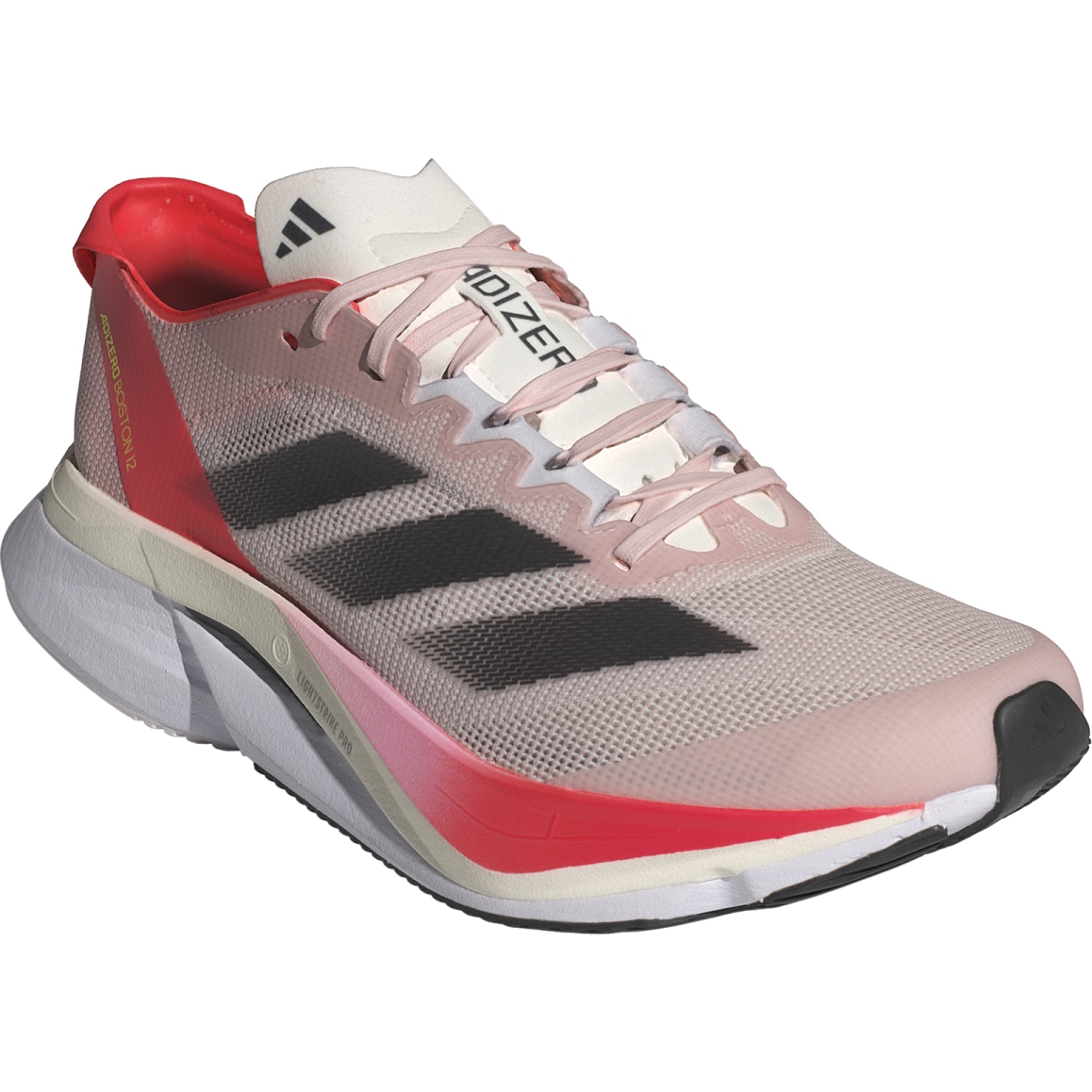 adidas Adizero Boston 12 Laufschuhe Damen sandy pink aurora metal solar red IF9218