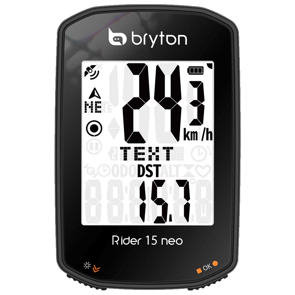 Produktbild von Bryton Rider 15 Neo E - GPS Fahrradcomputer - schwarz