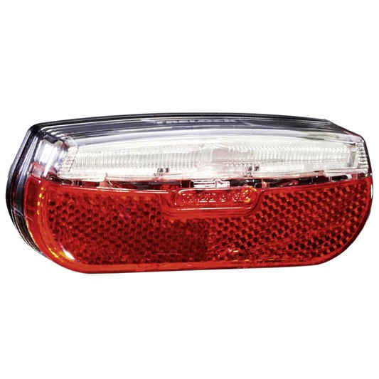 Productfoto van Trelock LS 812 Trio Flat Rear Light - red / transparent