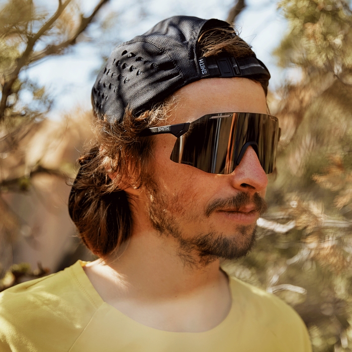 Smith Vert PivLock ChromaPop Glasses - Matte Black - Black | Clear