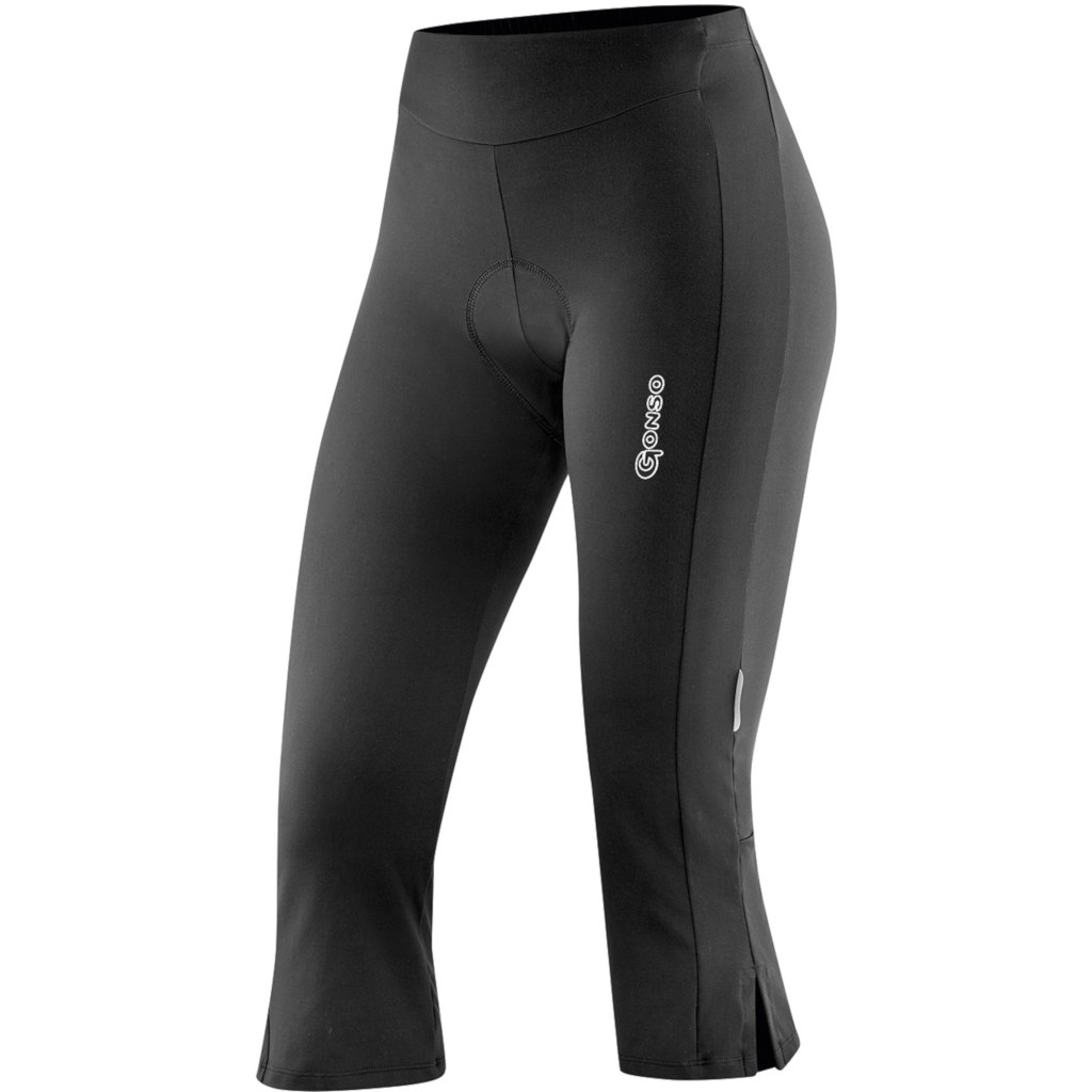 Picture of Gonso Essential Flared 3/4 Bike Tights Women - Black