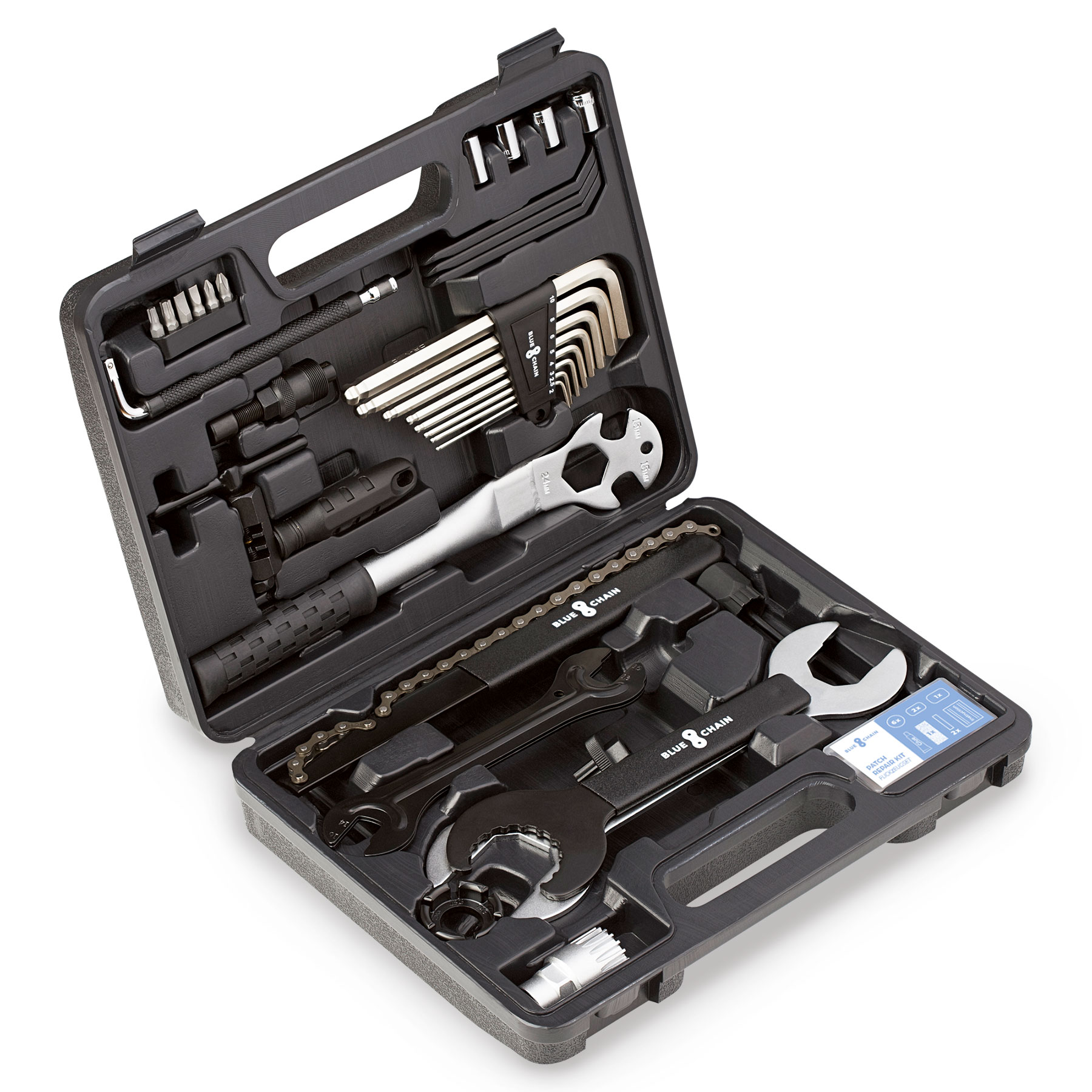 Image of BLUECHAIN Bike Tool Kit - 37 piece - black