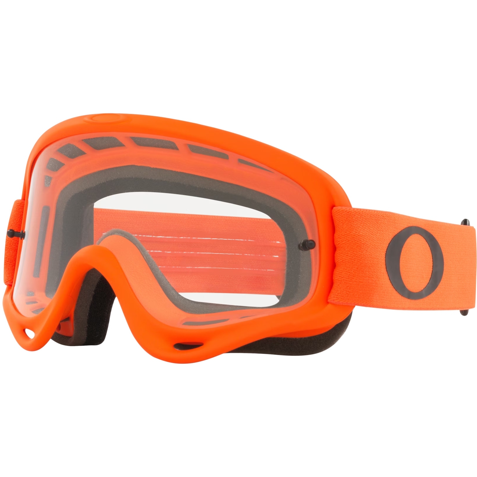 Image of Oakley O-Frame XS MX (Youth Fit) Goggle - Moto Orange/Clear - OO7030-27