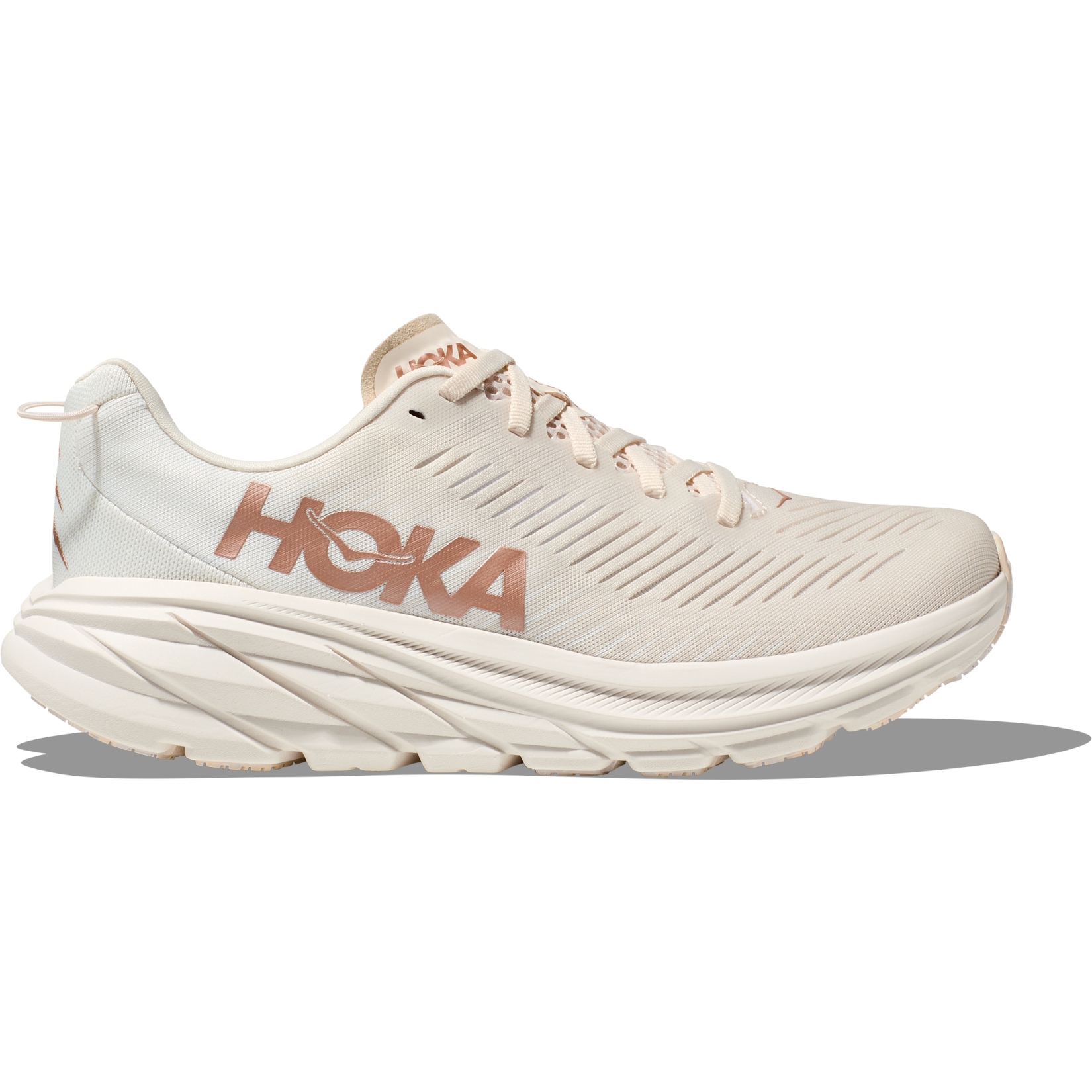 Hoka Rincon 3 Running Shoes Women - eggnog / rose gold