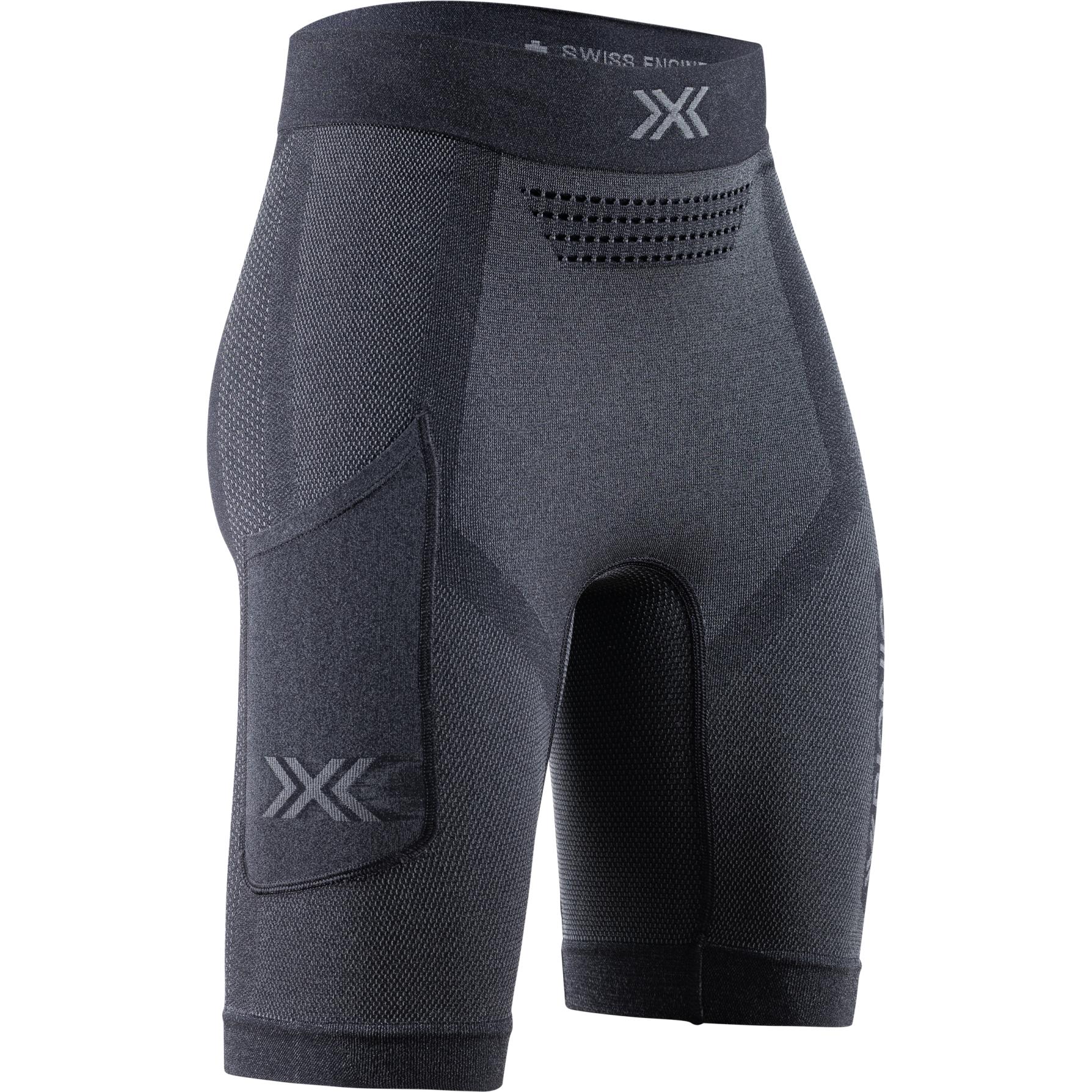 Productfoto van X-Bionic Xceed Run Hardloopshorts Dames - x black/rhino grey