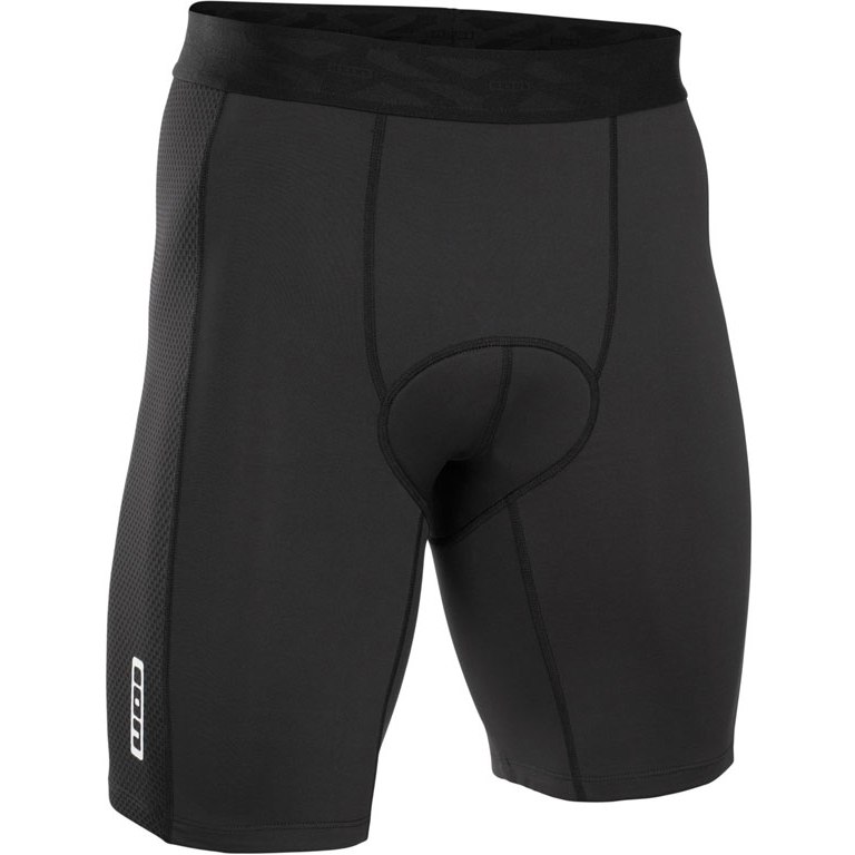 Image of ION Bike In-Shorts Long with Seat Pad - Black