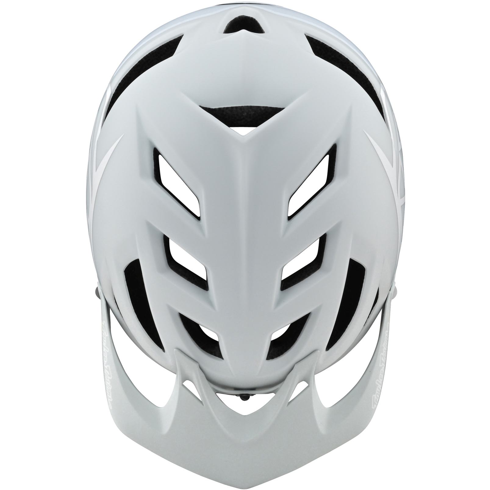 Troy Lee Designs A1 MIPS Helmet - Classic Lightgray / White