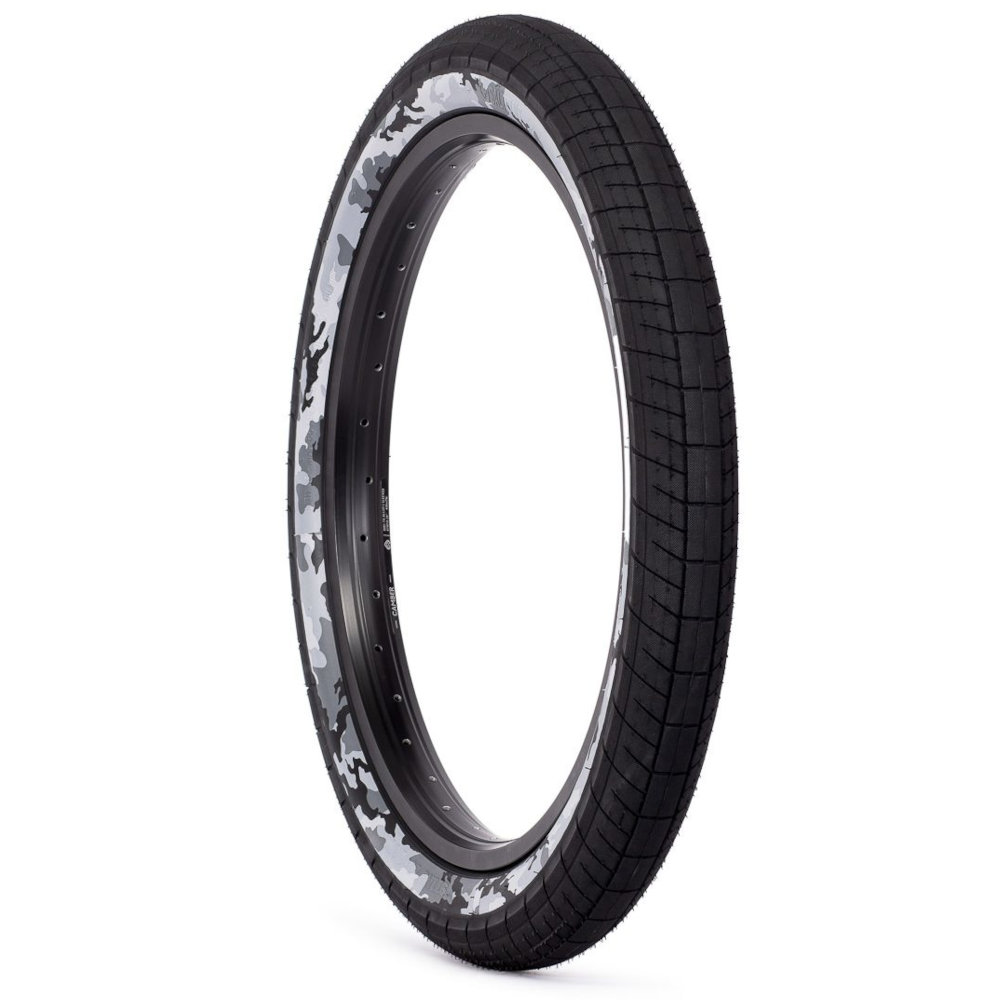 Image of Salt Plus Sting BMX Wire Bead Tire - 20x2.35 Inches - black/snow camouflage