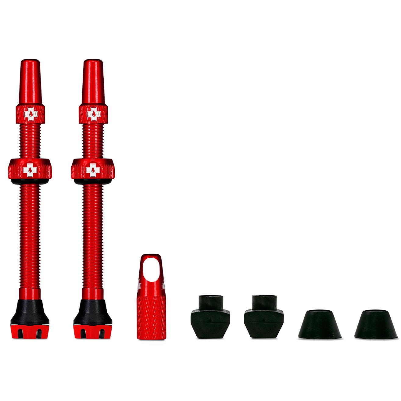 Productfoto van Muc-Off Tubeless Valve Kit V2 Universal - red