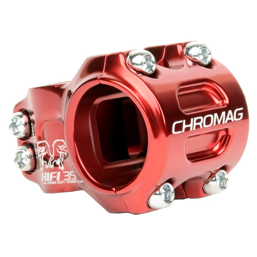 Image of CHROMAG HiFi 35 Stem - red polished