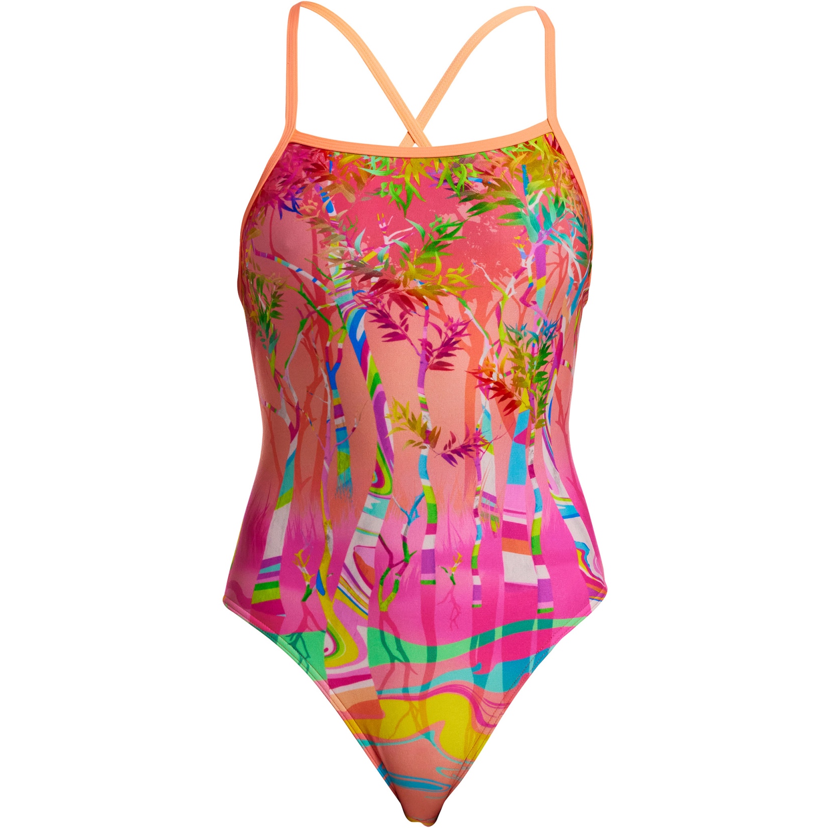 Picture of Funkita Tie Me Tight Eco One Piece Swimsuit Women - Lost Lake