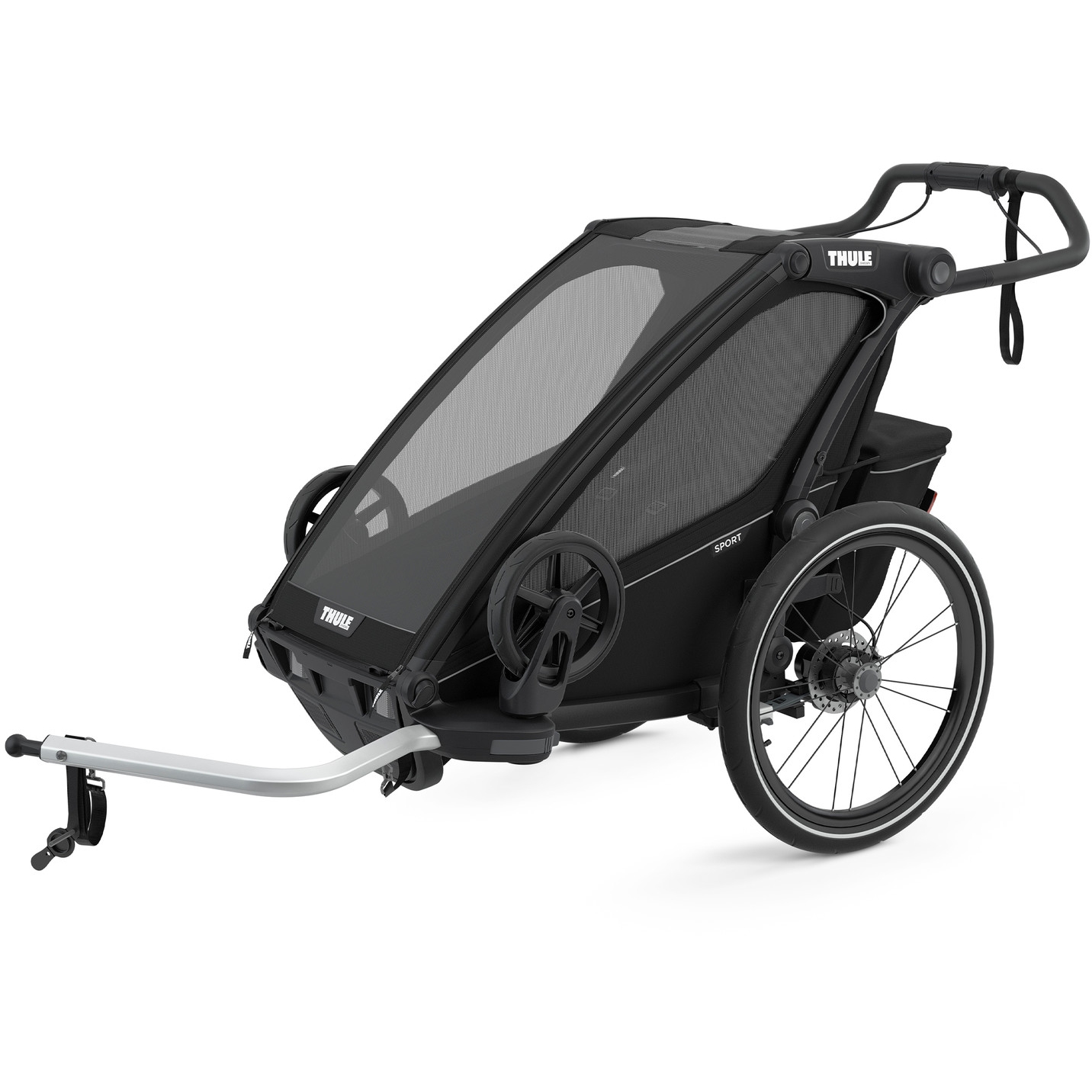 Picture of Thule Chariot Sport 1 - Bike Trailer for 1 Kid - midnight black