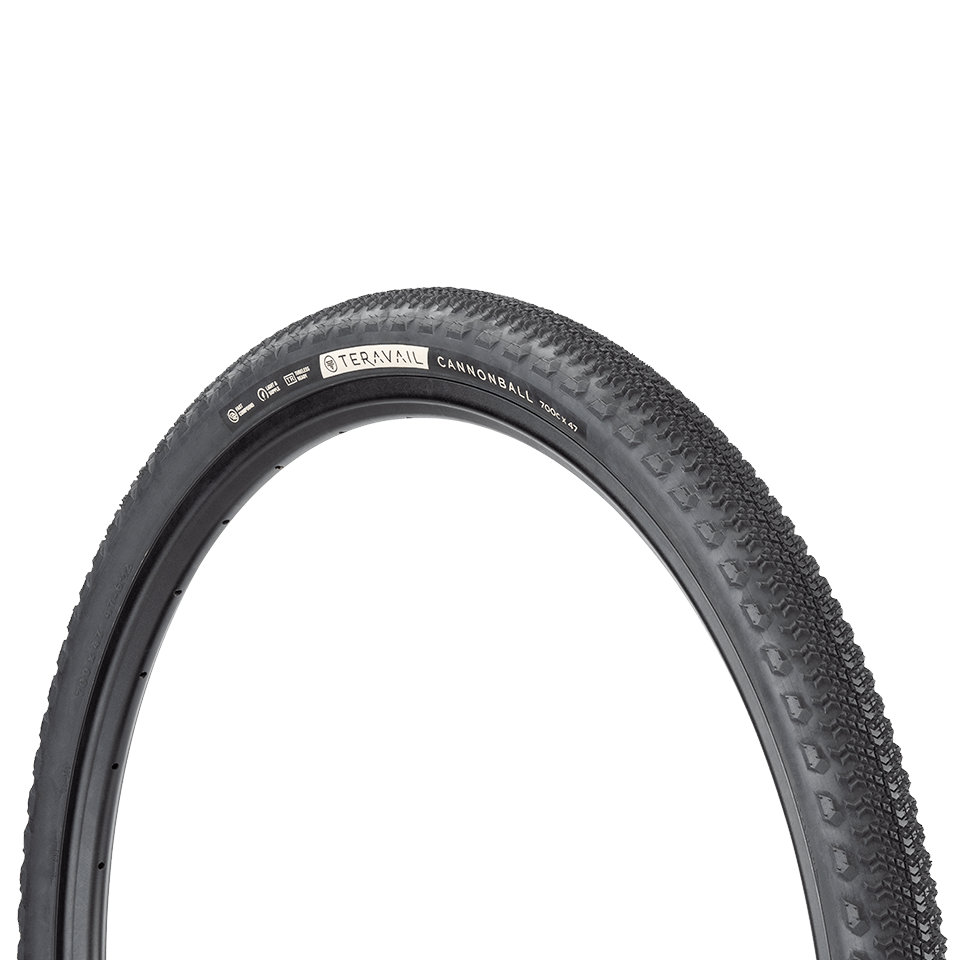 Picture of Teravail Cannonball Folding Tire - Durable - 47-622 - black