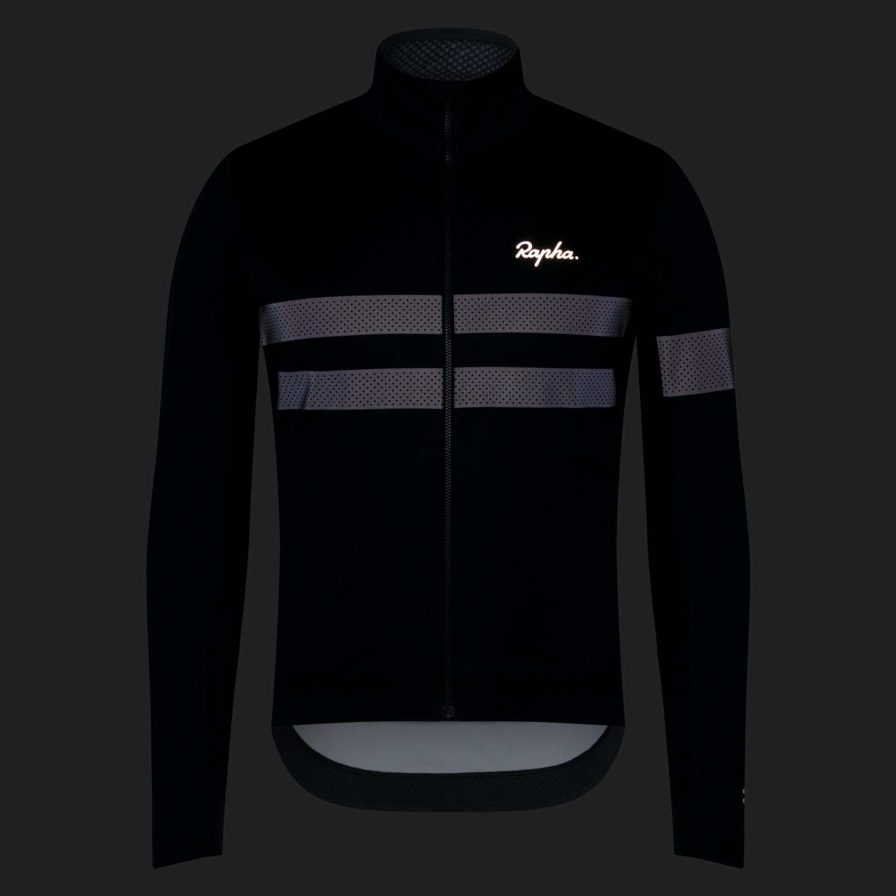 Rapha Brevet Windstopper Long Sleeve Jersey Men - black